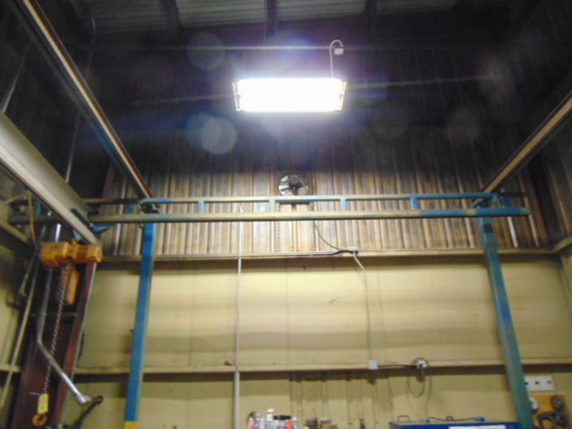 FREE STANDING GANTRY CRANE SYSTEM, GORBEL 2,000 LB. CAP., approx. 20'W. x 20'L., approx. 10' under - Image 8 of 9