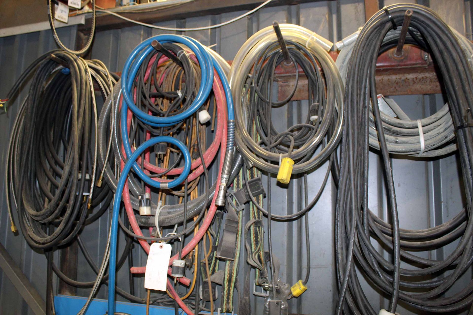 LOT CONTENTS OF HANGING RACK: belts, hoses, etc. - Image 2 of 2