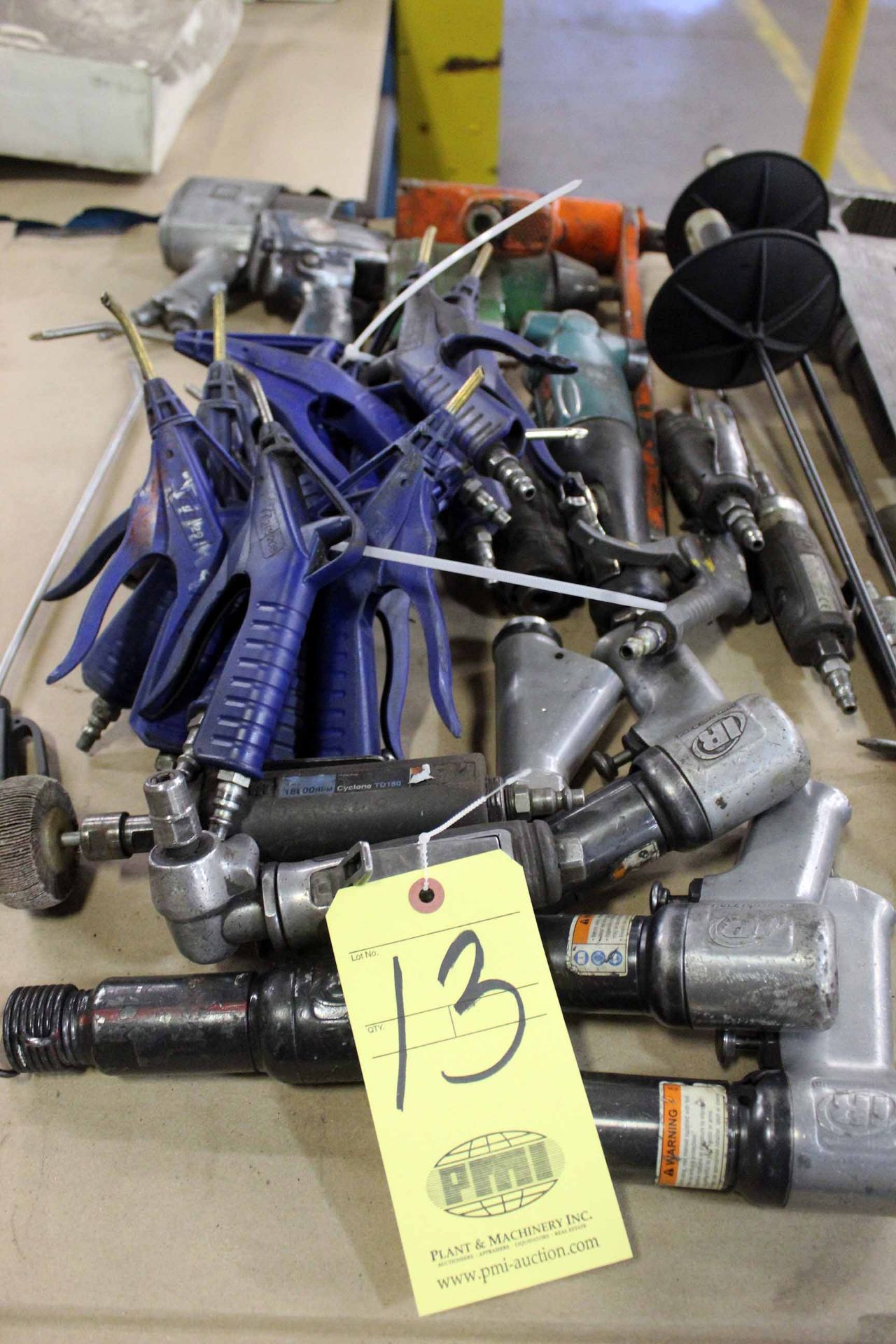 LOT CONSISTING OF: Ingersoll Rand pneumatic tools, air hammers, die grinders, impacts, etc.