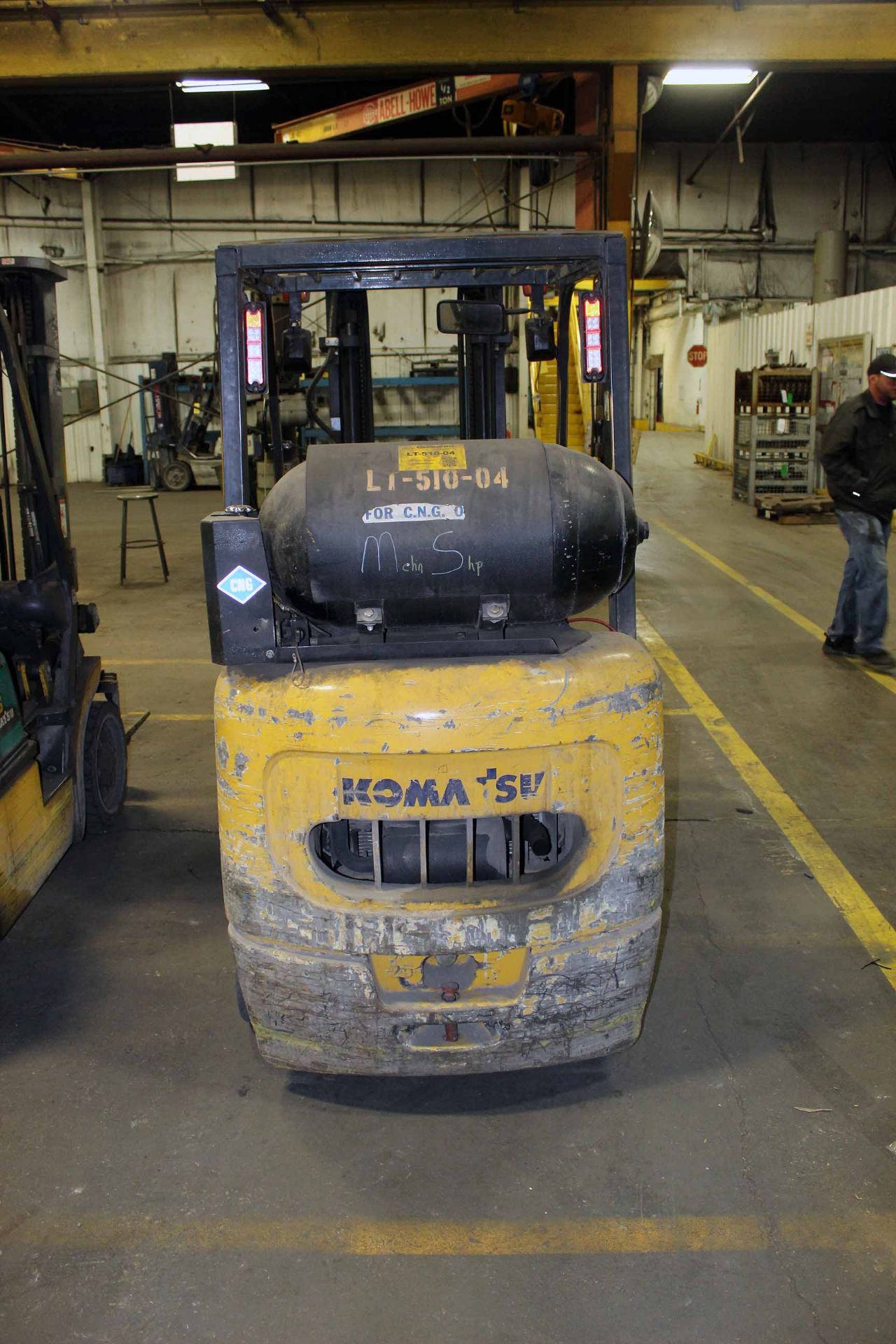 FORKLIFT, KOMATSU 5,000 LB. BASE CAP. MDL. FG25ST-14, 4,450 lb. cap. @ 24” L.C., currently - Image 3 of 4