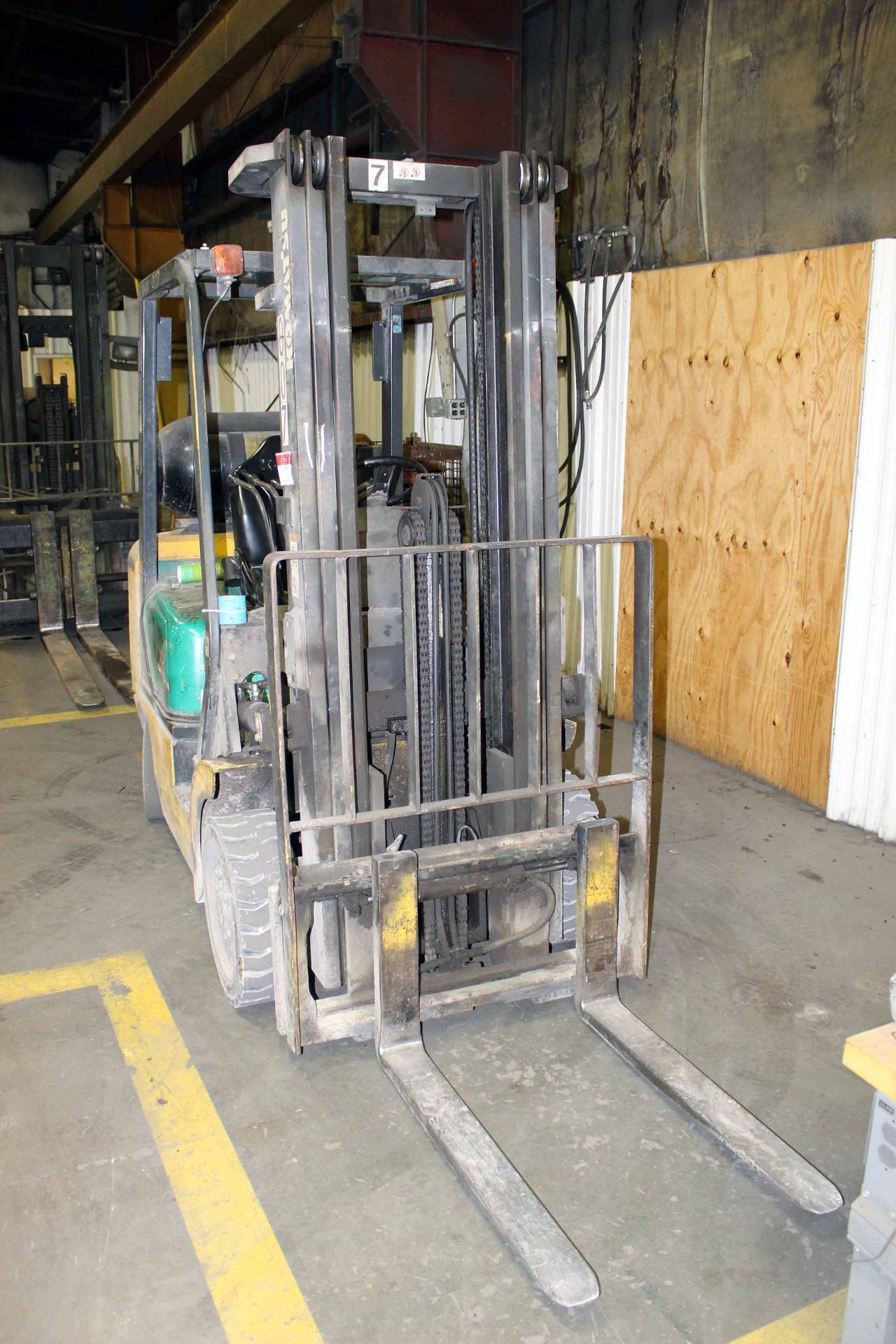 FORKLIFT, KOMATSU 5,000 LB. BASE CAP. MDL. FG25ST-14, 4,450 lb. cap. @ 24” L.C., currently - Image 2 of 3