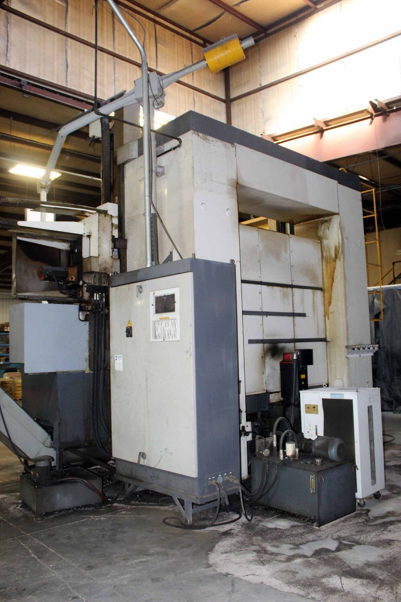 CNC VERTICAL BORING MILL, FEMCO MDL. VL25, new 11/2009, Fanuc 0i-TC CNC control, 118” swing, 70. - Image 4 of 4