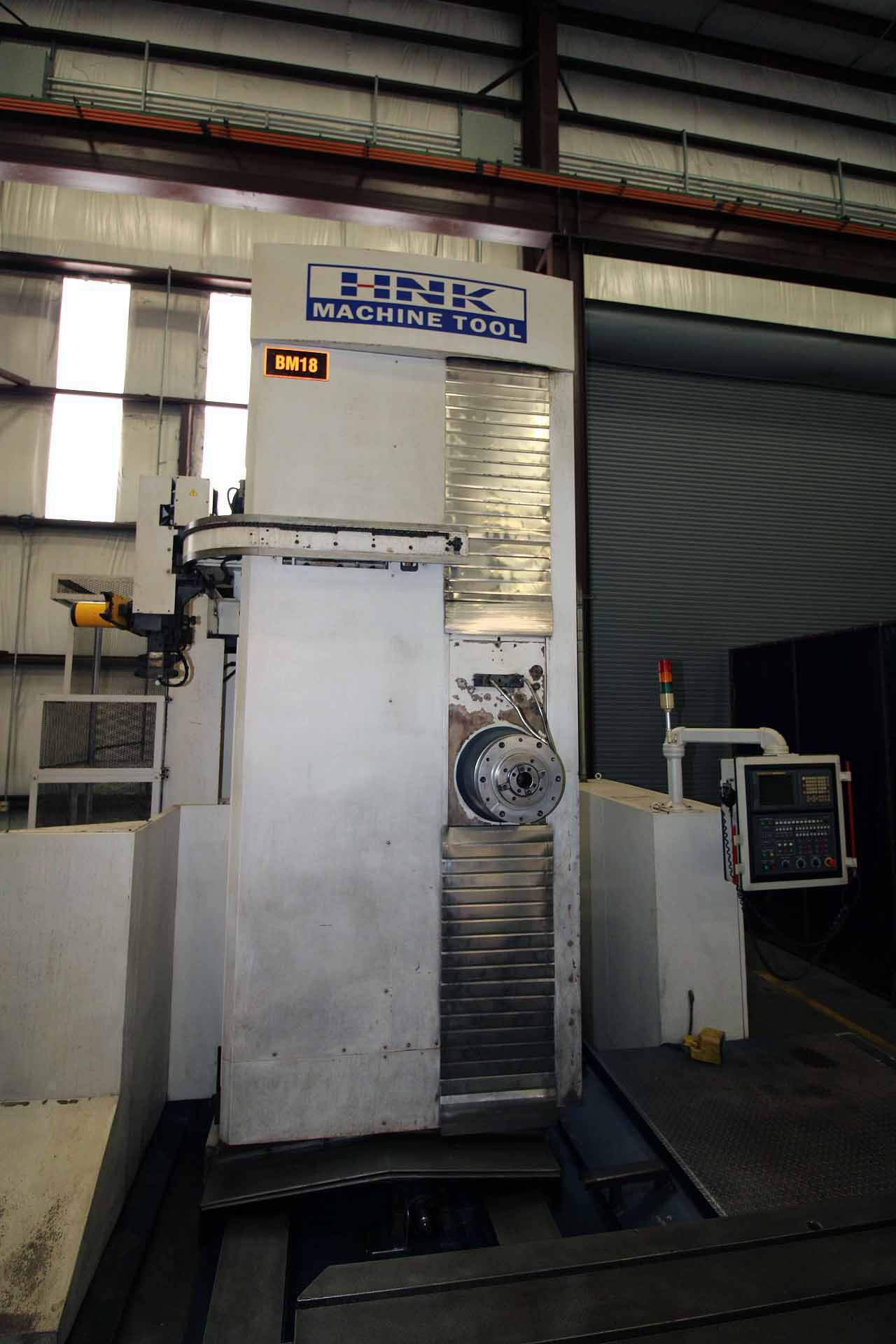 CNC HORIZONTAL BORING MILL, HNK MDL. HB-130, new 2011, Fanuc 18i-TB CNC control, 40 pos. ATC, 5.1” - Bild 4 aus 10