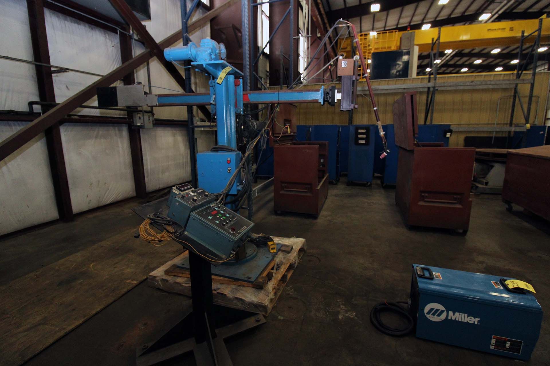 MIG WELDING MANIPULATOR, JETLINE ENGINEERING 5’ X 5’ MDL. CWF-10A, Jetline control, Jetline Mdl. - Image 5 of 7