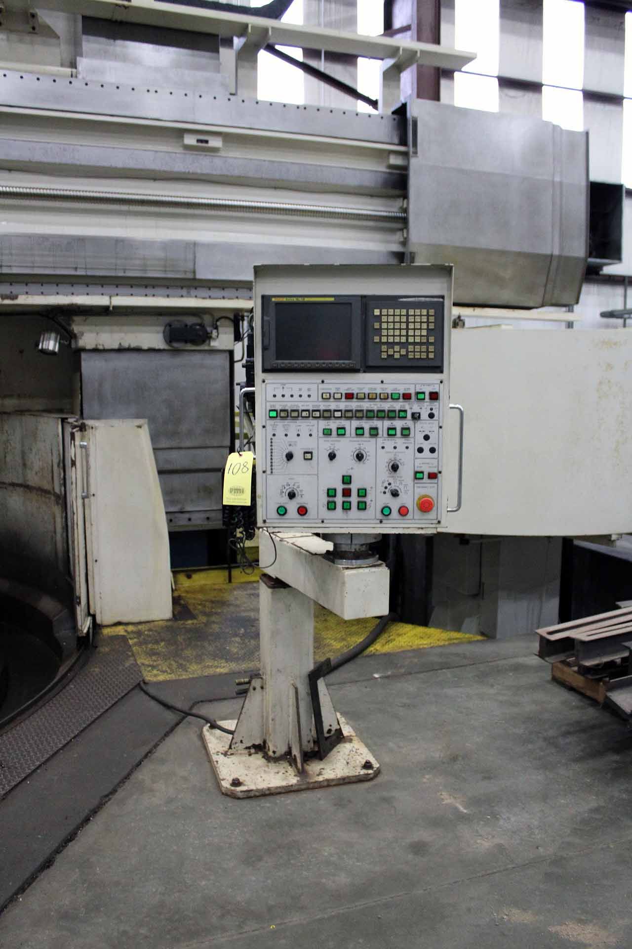 CNC VERTICAL TURNING CENTER, HNK MDL. VTC40/50, new 2012, Fanuc 18i-TB CNC control, 157.4” table - Bild 6 aus 23