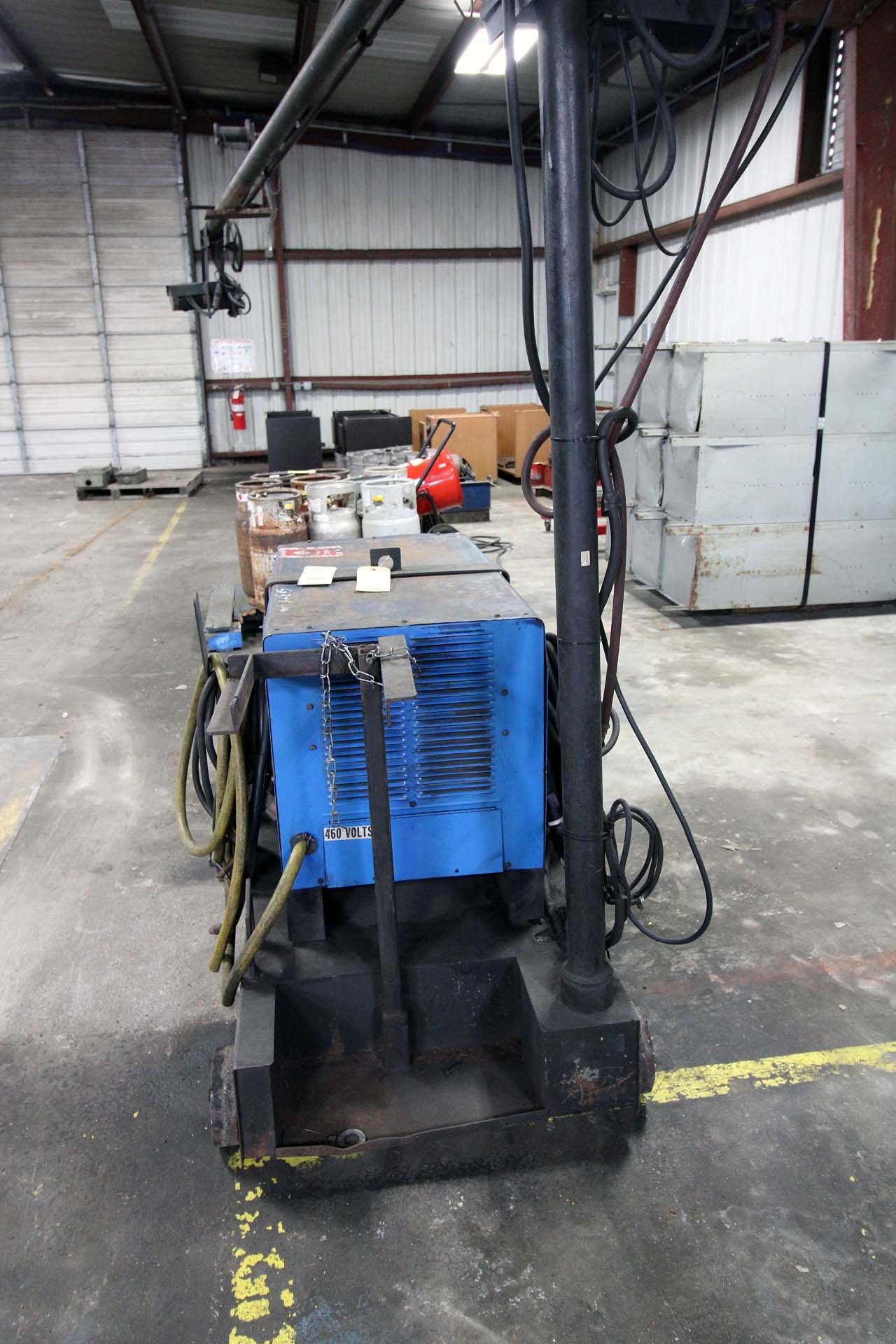 PORTABLE WELDING BOOM, MILLER DELTAWELD MDL. 651 MIG POWER SOURCE, welding boom, S/N KA826386 - Image 2 of 3