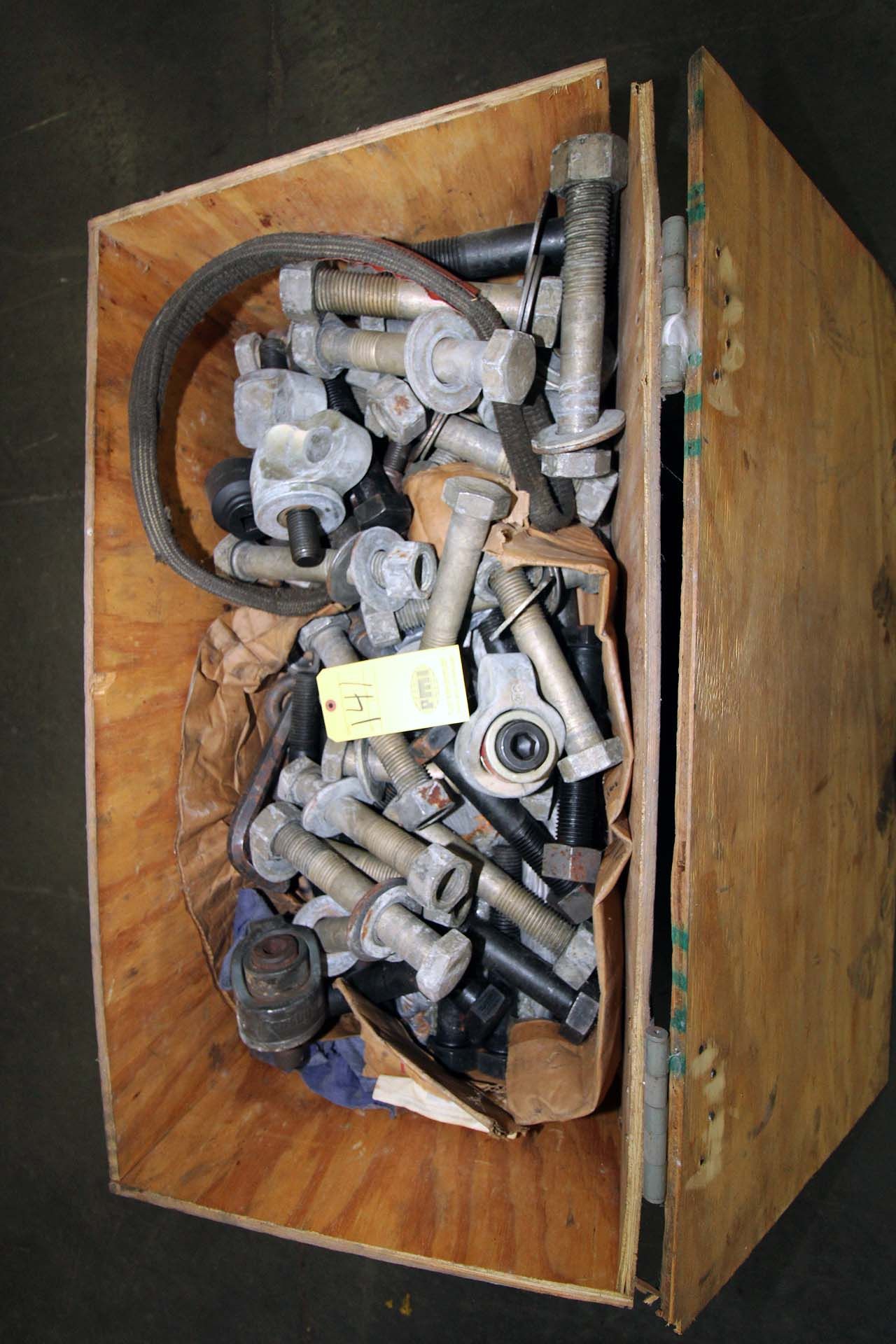 LOT OF BOLTS, w/nuts (in one box)