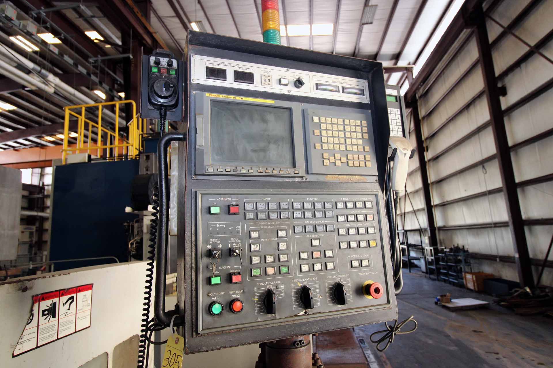 CNC VERTICAL TURNING CENTER, DYNAMIC/KDM MDL. M-12/16/F, new 2009, Fanuc 18i-TB CNC control, 49.2” - Bild 2 aus 12