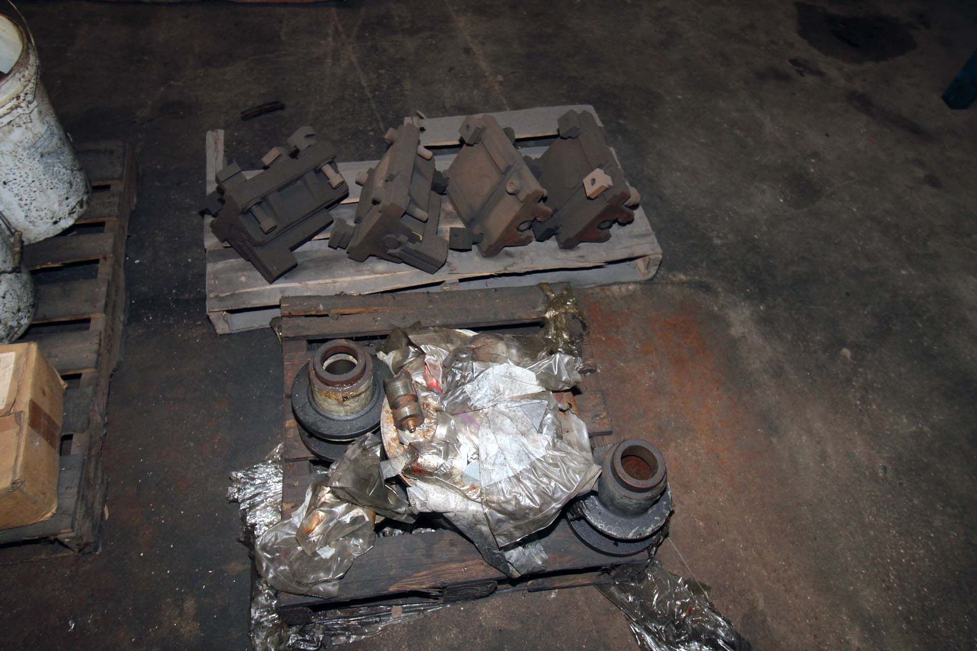 LOT CONSISTING OF: (3) steel tables, turning tools (on six pallets), machine jaws, in-process - Image 9 of 9