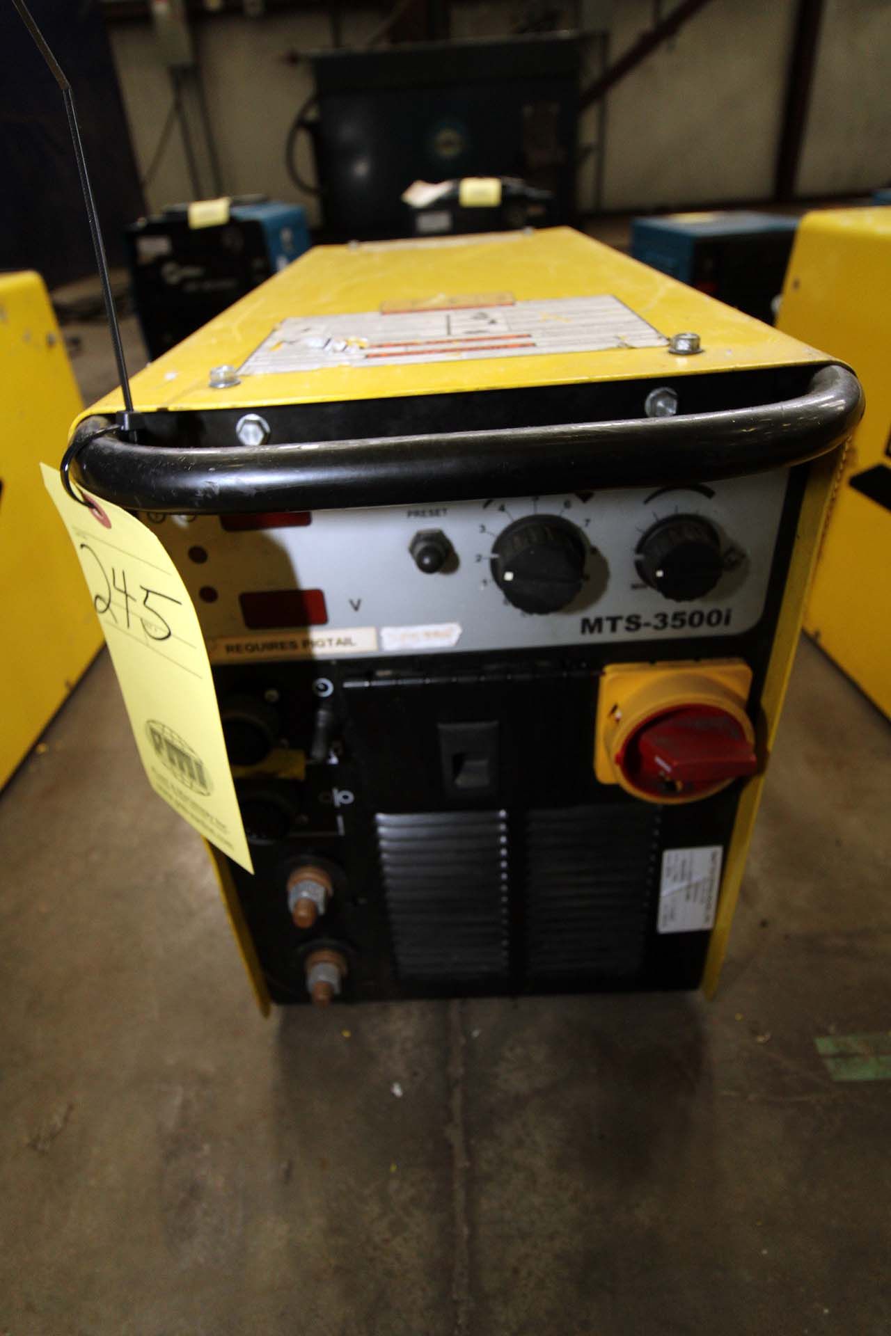 WELDING MACHINE, ESAB MTS-3500i, S/N 93611260524