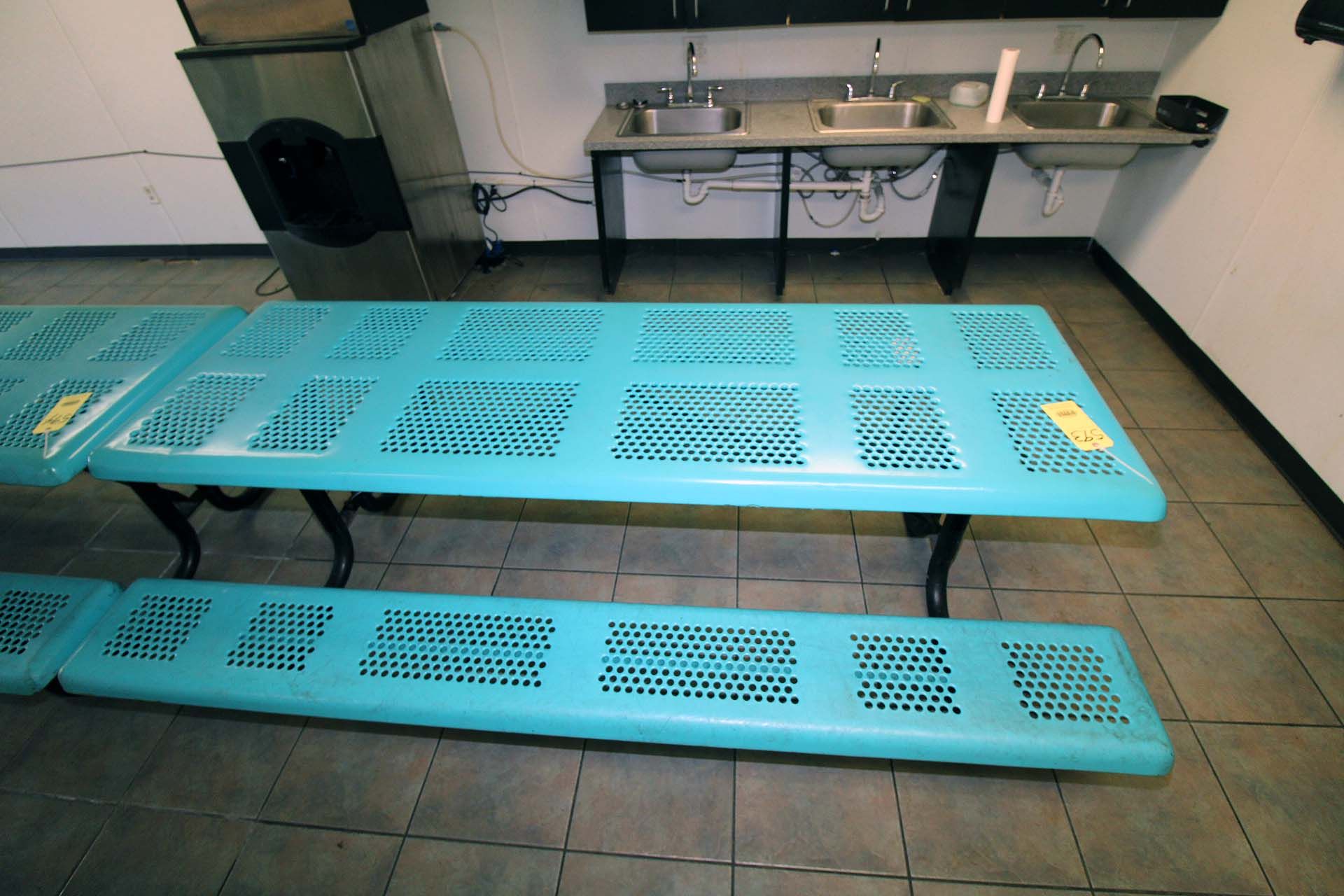 COATED PICNIC TABLE, WEBCOAT, 30" x 96"