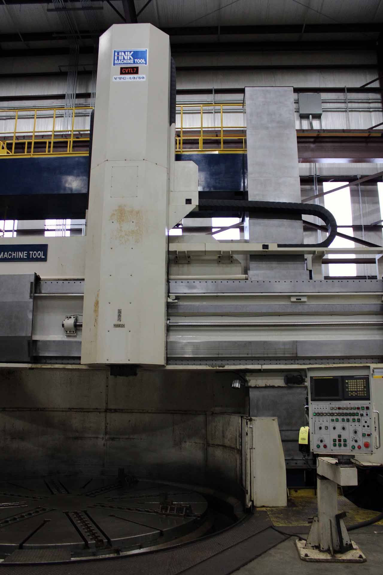 CNC VERTICAL TURNING CENTER, HNK MDL. VTC40/50, new 2012, Fanuc 18i-TB CNC control, 157.4” table - Bild 3 aus 23