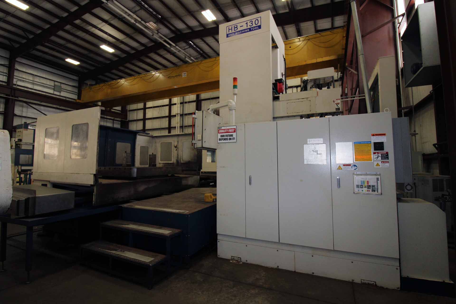 CNC HORIZONTAL BORING MILL, HNK MDL. HB-130, new 2011, Fanuc 31i - Model A CNC control, 40 pos. ATC, - Bild 6 aus 9