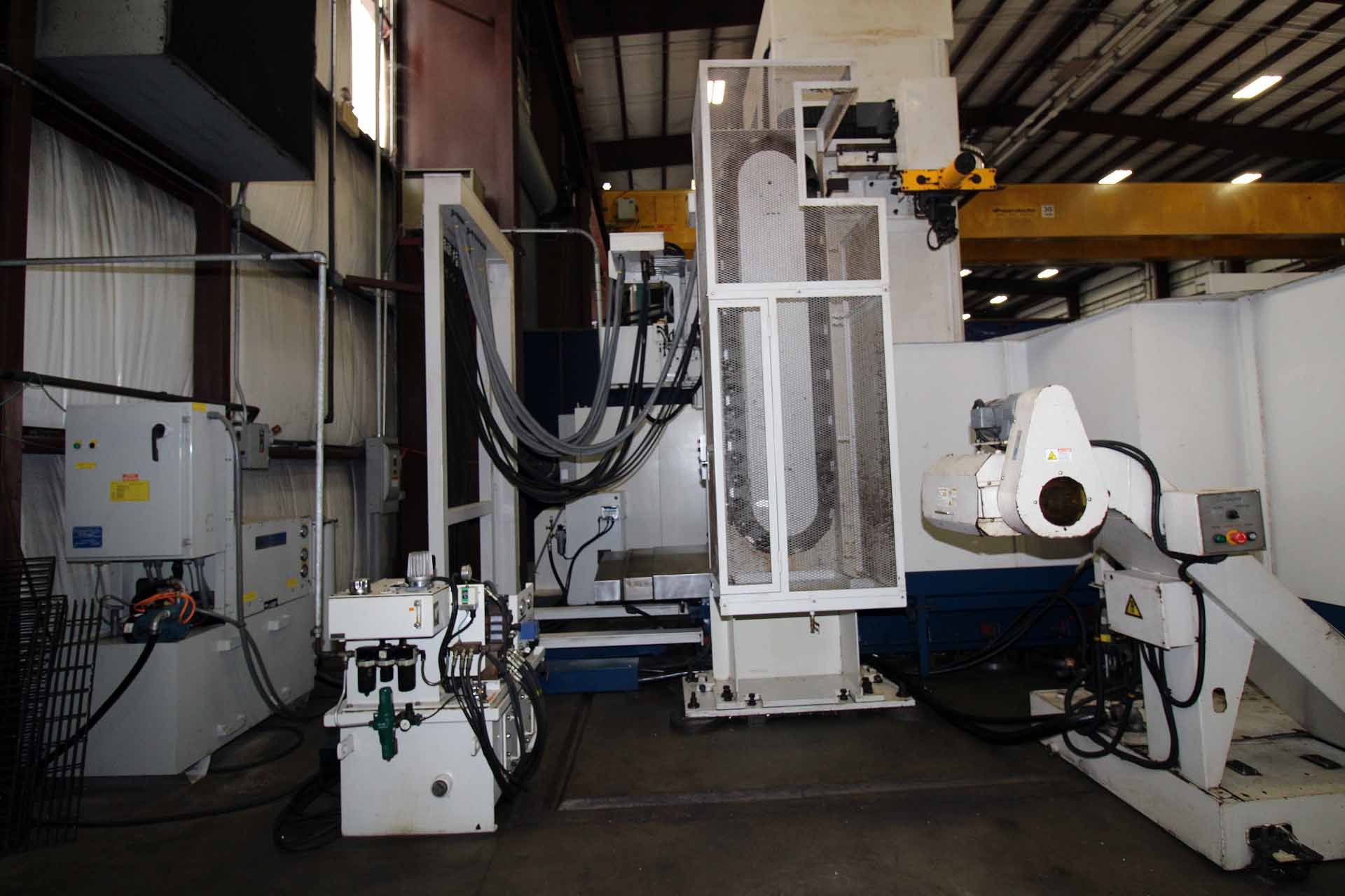 CNC HORIZONTAL BORING MILL, HNK MDL. HB-130, new 2011, Fanuc 18i-TB CNC control, 40 pos. ATC, 5.1” - Bild 8 aus 10