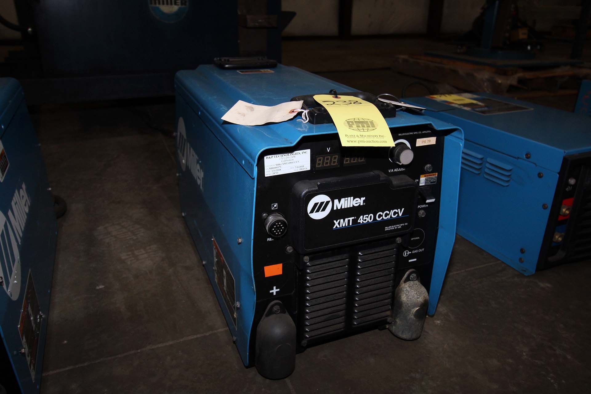 WELDING MACHINE, MILLER MDL. XMT450 CC/CV, S/N MD340037U