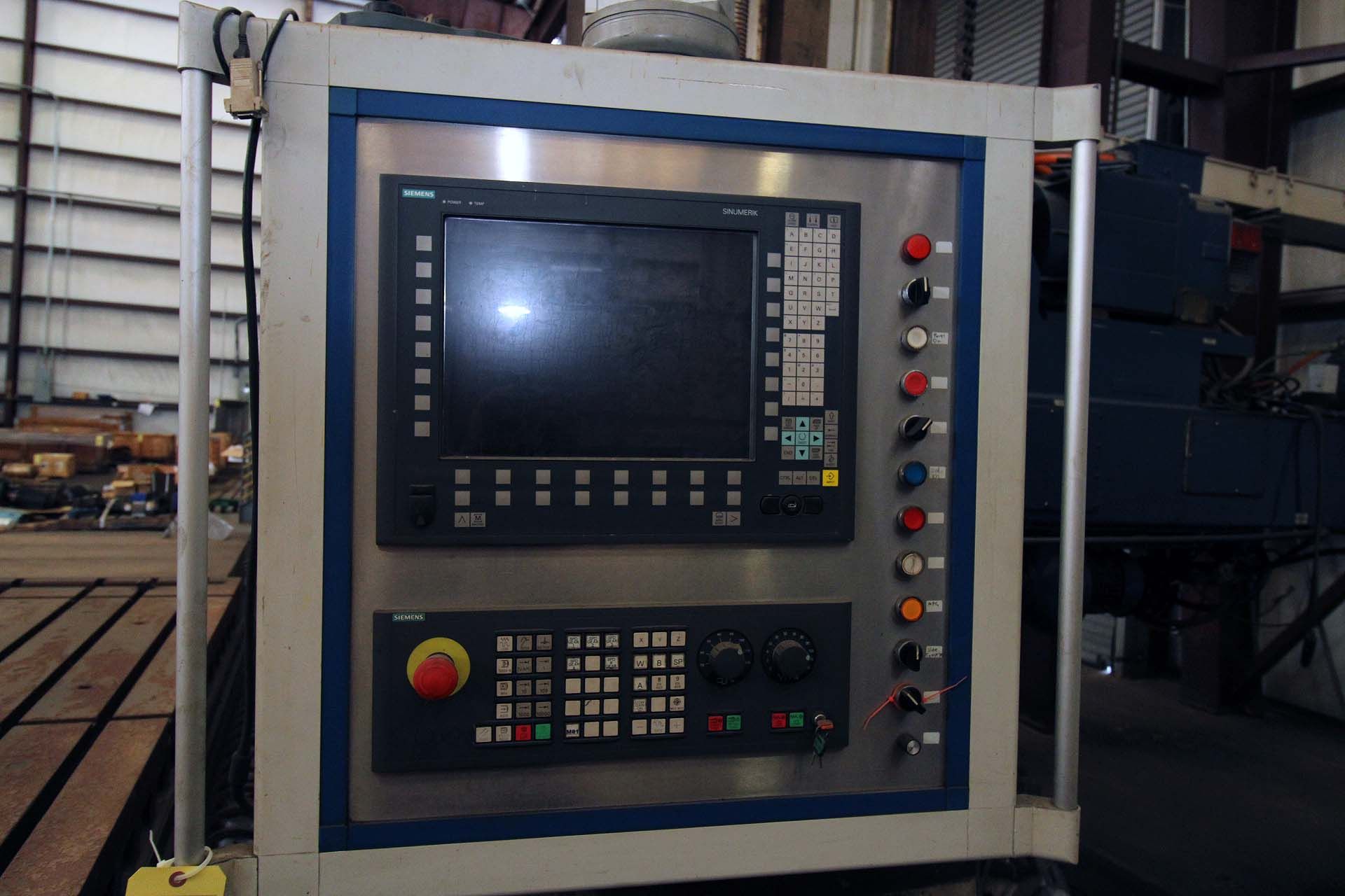 CNC HORIZONTAL BORING MILL, GIDDINGS & LEWIS, retrofitted 2013, Siemens Sinumerik control, 60” x - Image 3 of 8