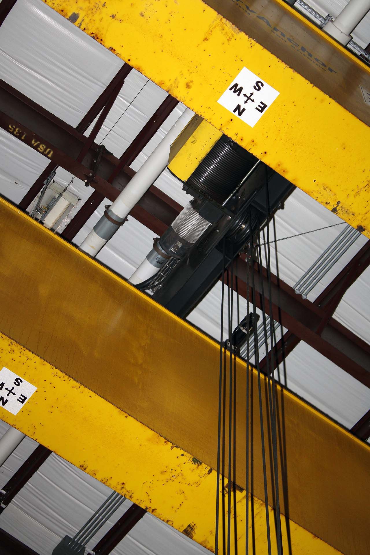 OVERHEAD BRIDGE CRANE, PROSERV 30 T. X 100’ SPAN, 31’ under hook, dbl. girder, top running, R&M - Image 6 of 6