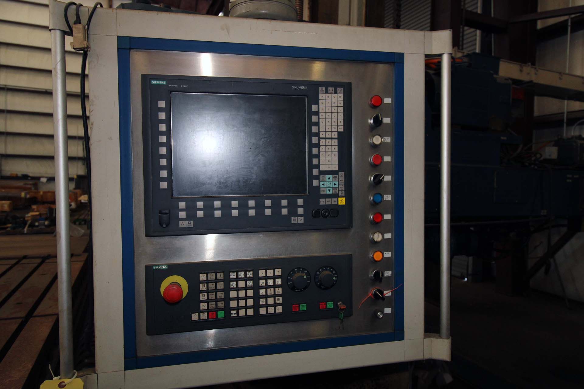 CNC HORIZONTAL BORING MILL, GIDDINGS & LEWIS, retrofitted 2013, Siemens Sinumerik control, 60” x - Image 4 of 8