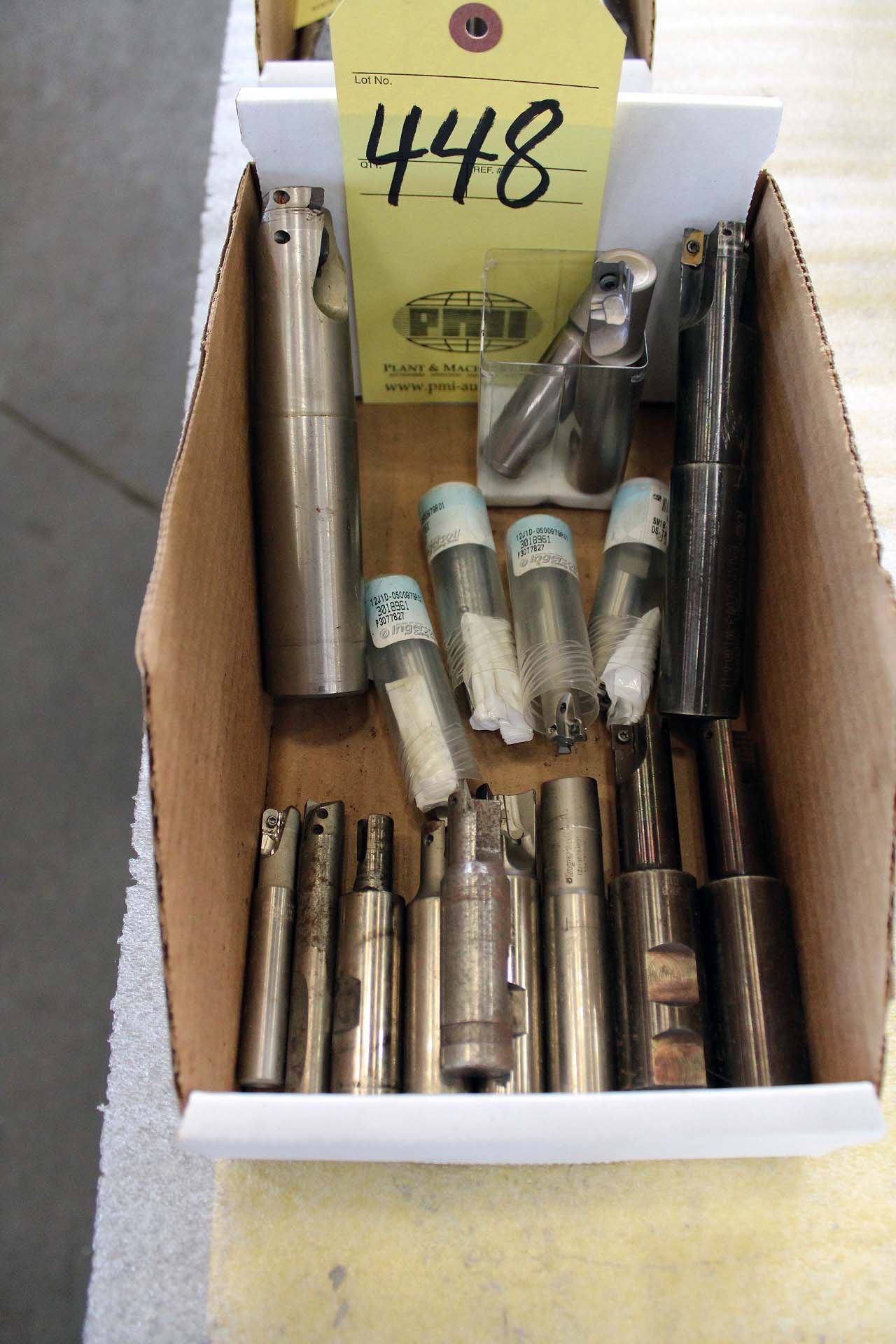 LOT OF INDEXABLE ENDMILLS