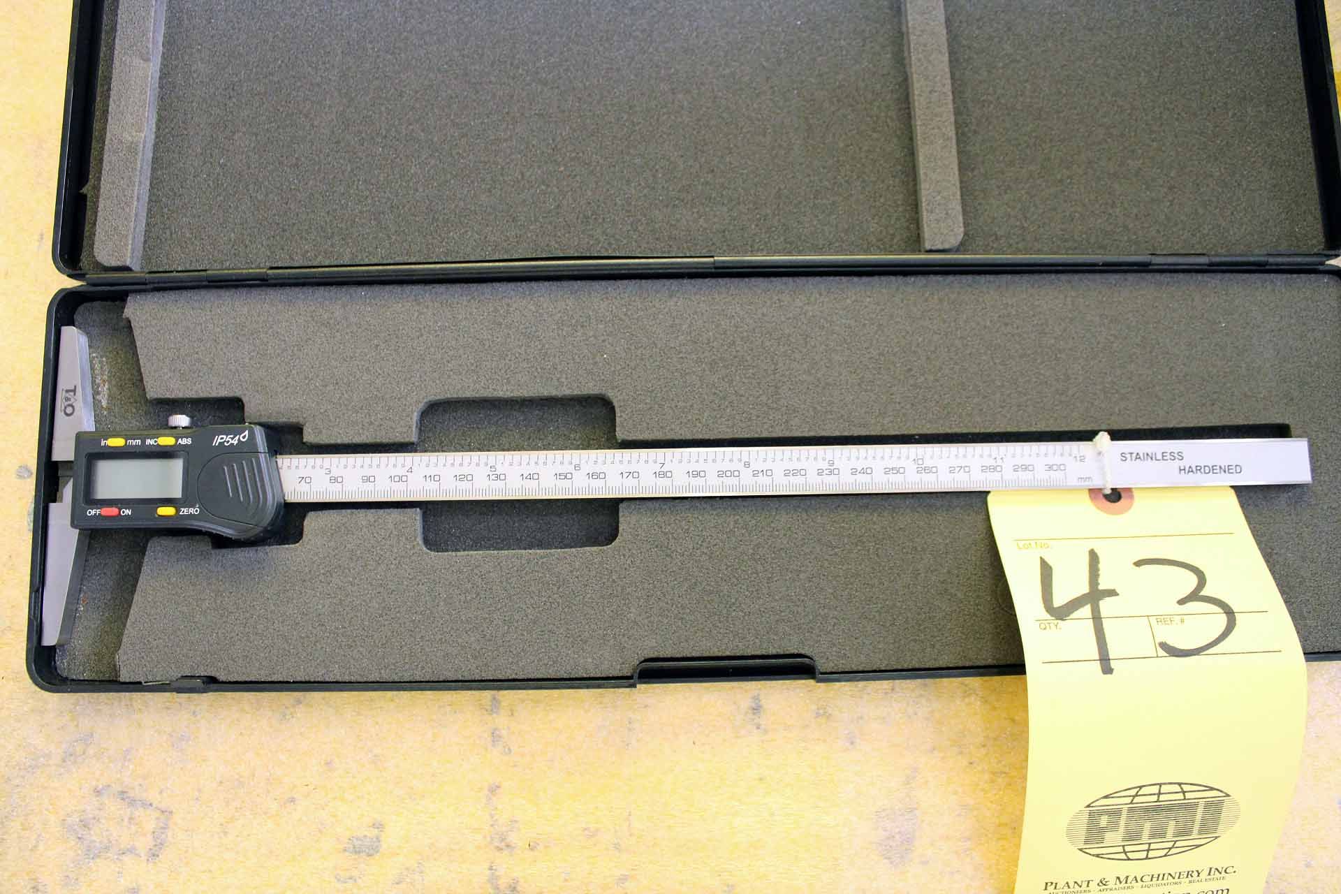 DIGITAL DEPTH CALIPER, T&O 12" MDL. IP54