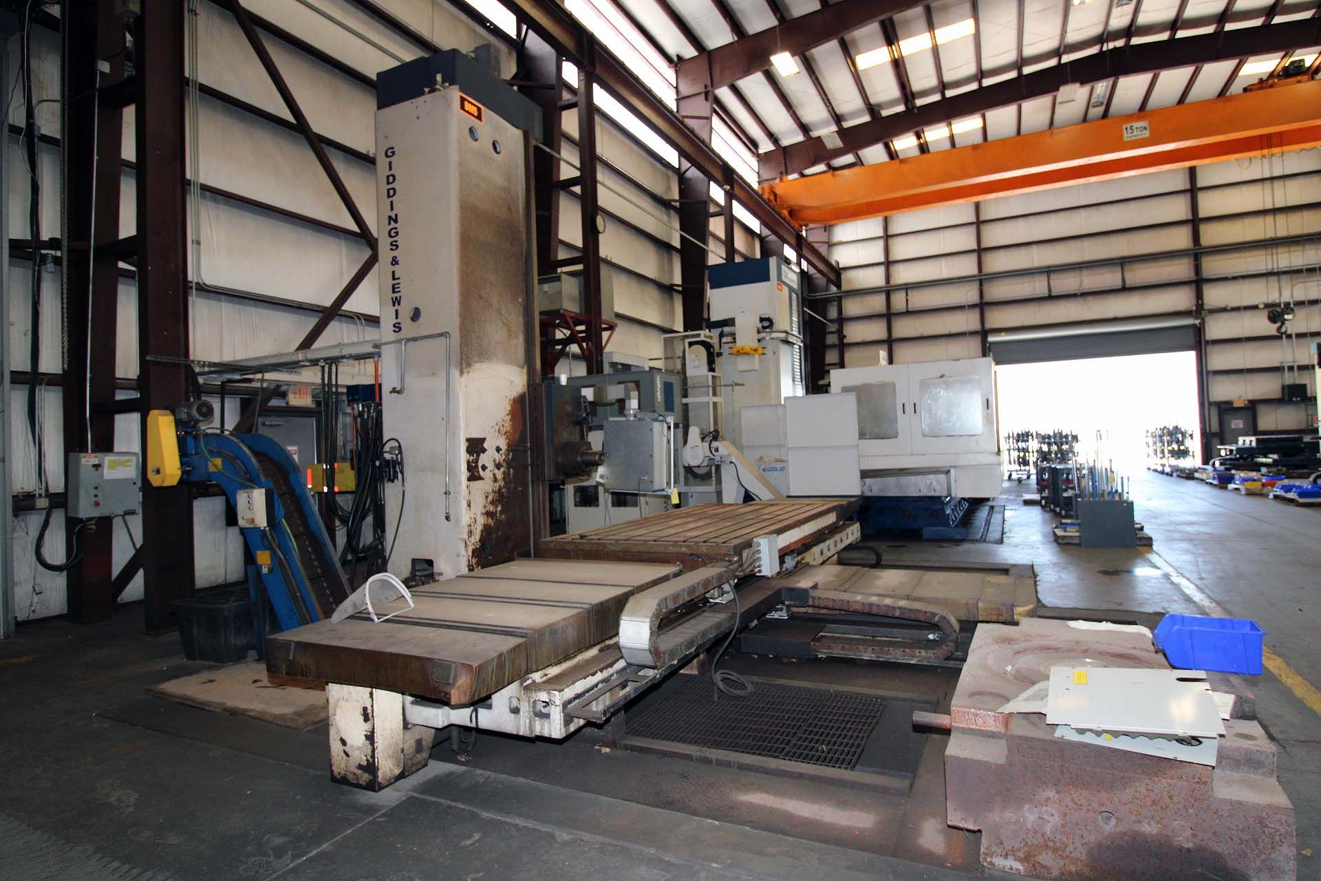 CNC HORIZONTAL BORING MILL, GIDDINGS & LEWIS, retrofitted 2013, Siemens Sinumerik control, 60” x - Bild 8 aus 8