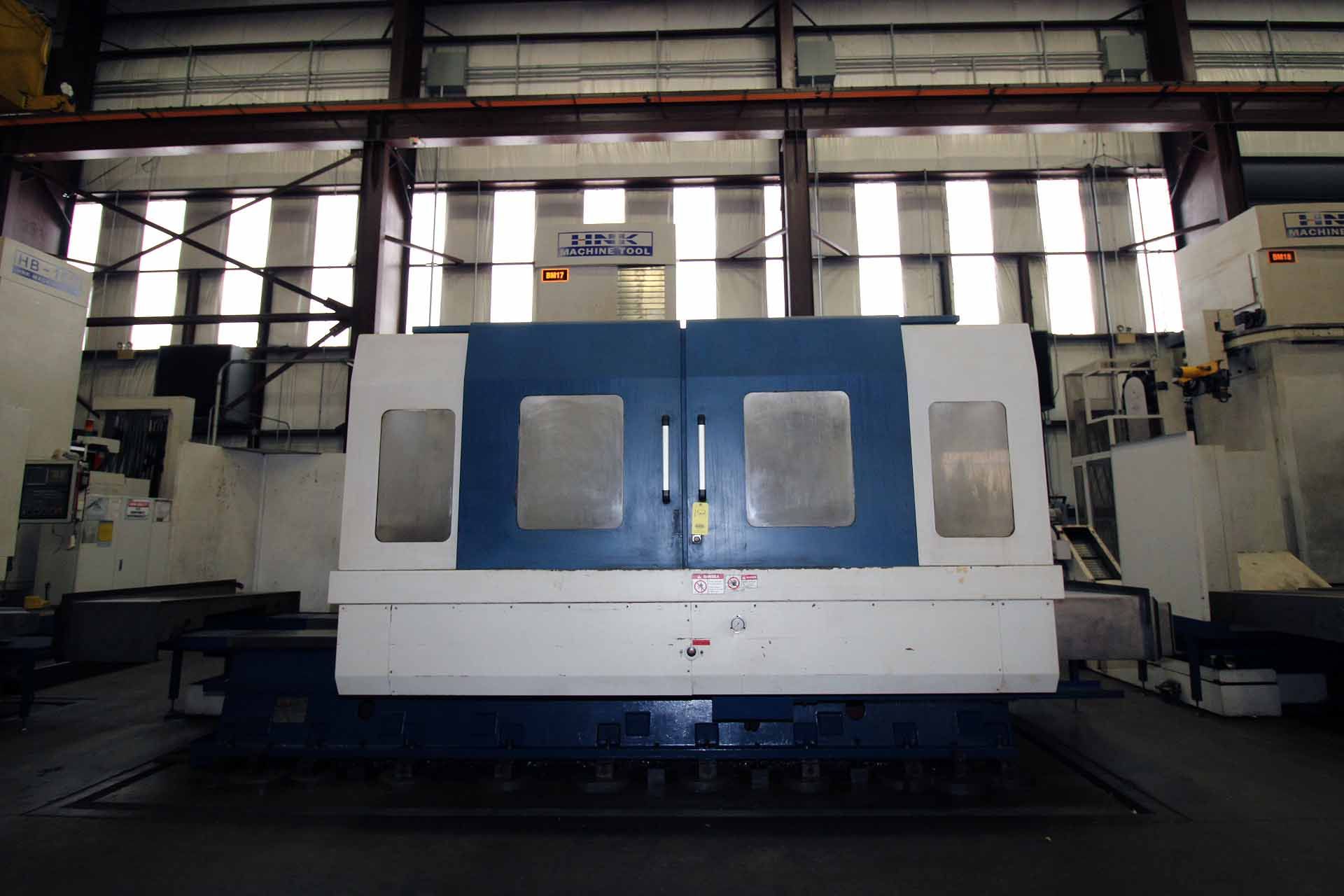 CNC HORIZONTAL BORING MILL, HNK MDL. HB-130, new 2011, Fanuc 31i - Model A CNC control, 40 pos. ATC,