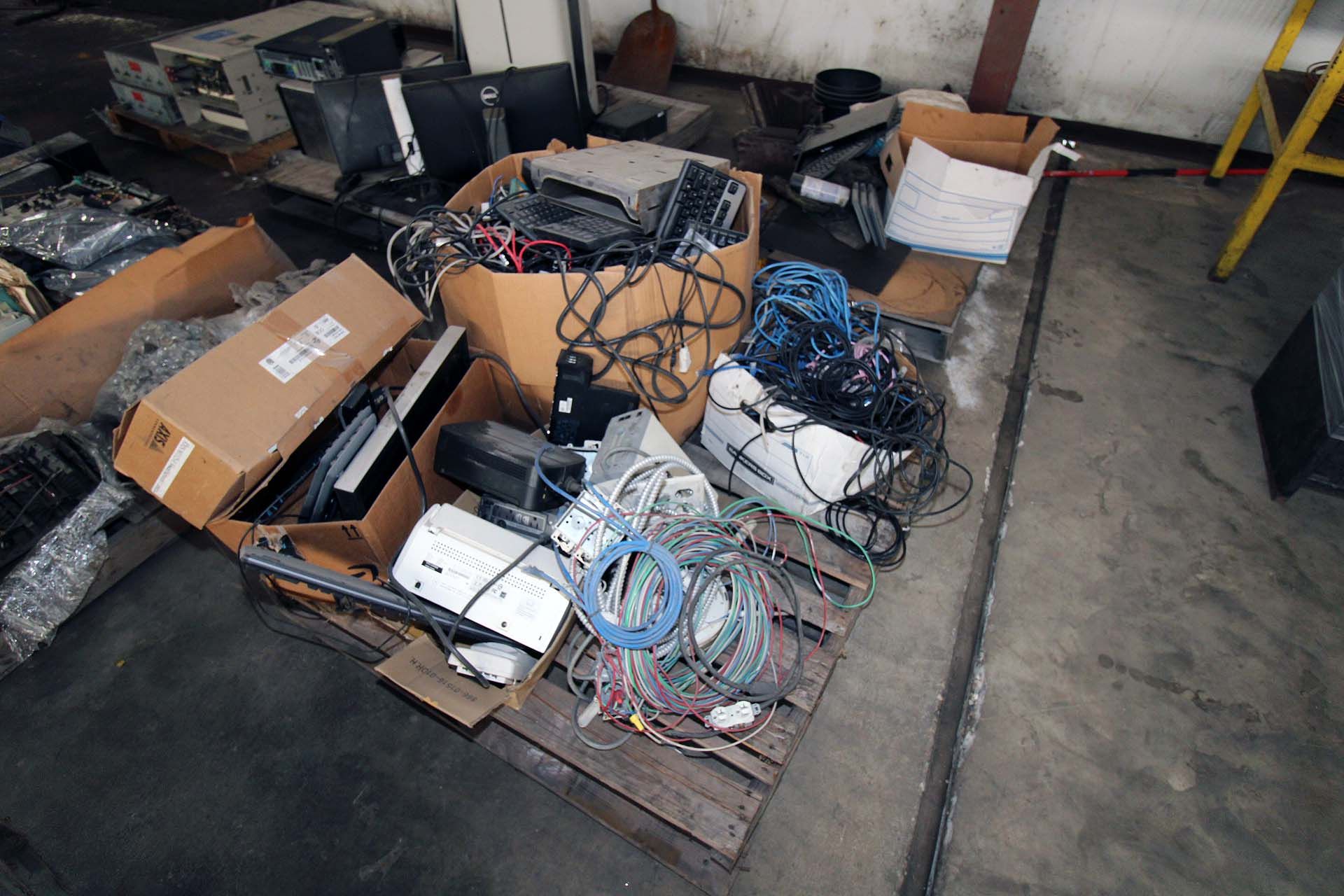 LOT CONSISTING OF: computer items & electrical components (on ten pallets) - Image 3 of 11