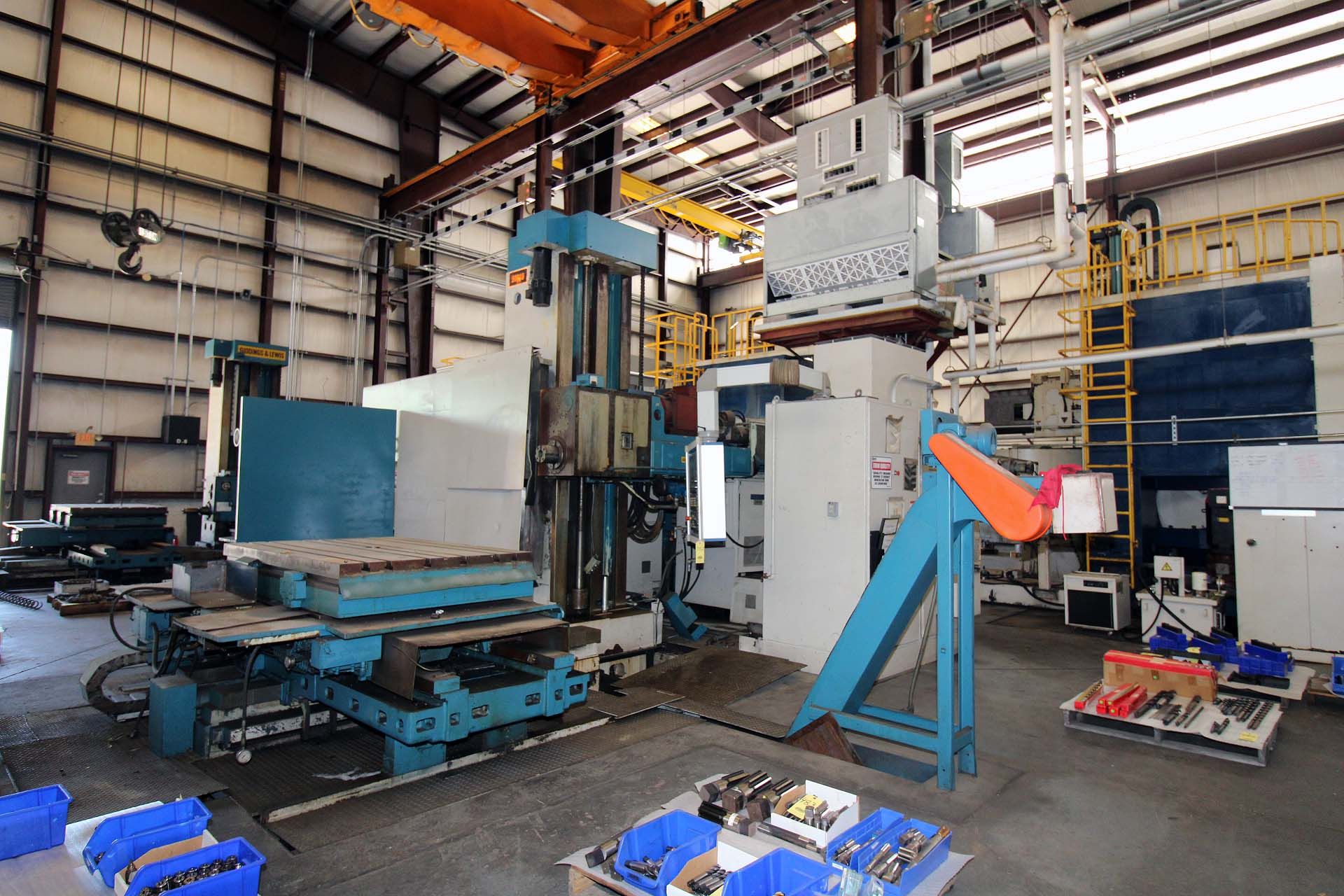 CNC HORIZONTAL BORING MILL, GIDDINGS & LEWIS MDL. TX60, retrofitted 2013, Siemens Sinumerik control, - Bild 2 aus 5