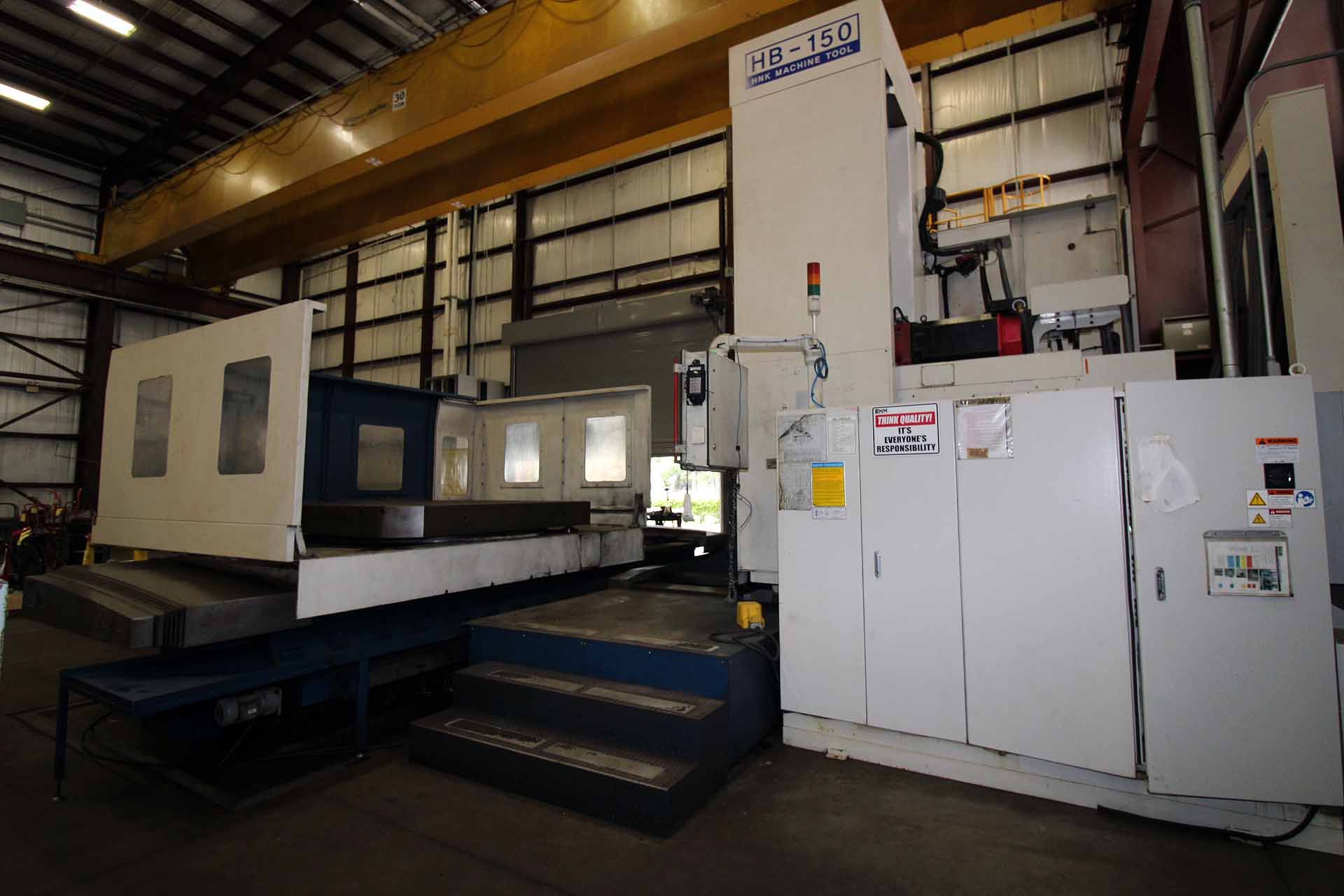 CNC HORIZONTAL BORING MILL, HNK MDL. HB-150, new 2011, Fanuc 31i - Model A CNC control, 40 pos. ATC, - Bild 6 aus 14