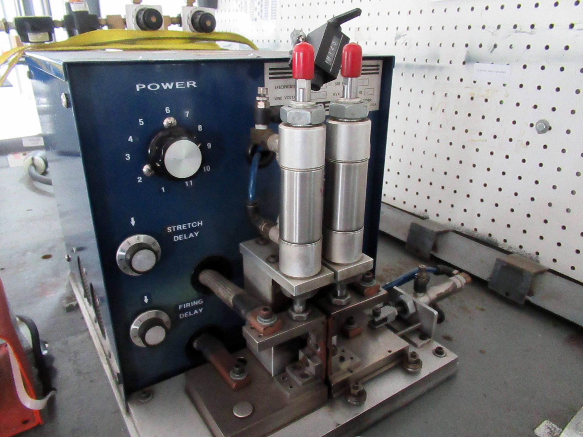 HOSE FLASH CUTTER STATION, EWALD FLASH CUTTER SS48CS/5 TUBE, Olympia 1410 wire length meter, 1 HP - Image 3 of 8