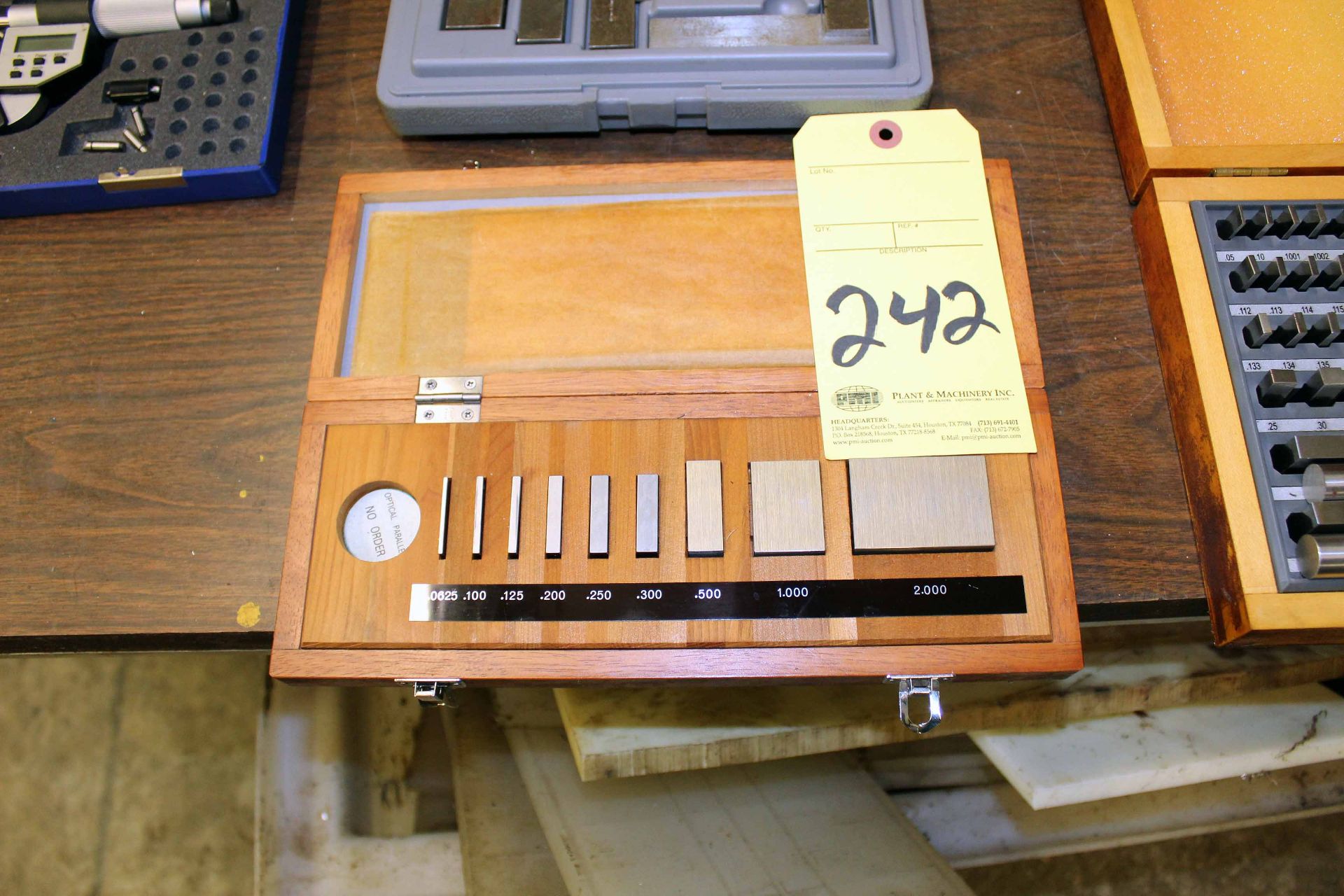 BLOCK GAUGE SET (Location 8: TIMCO, 2503 ½ Bammel Timbers Lane, Houston, TX 77068