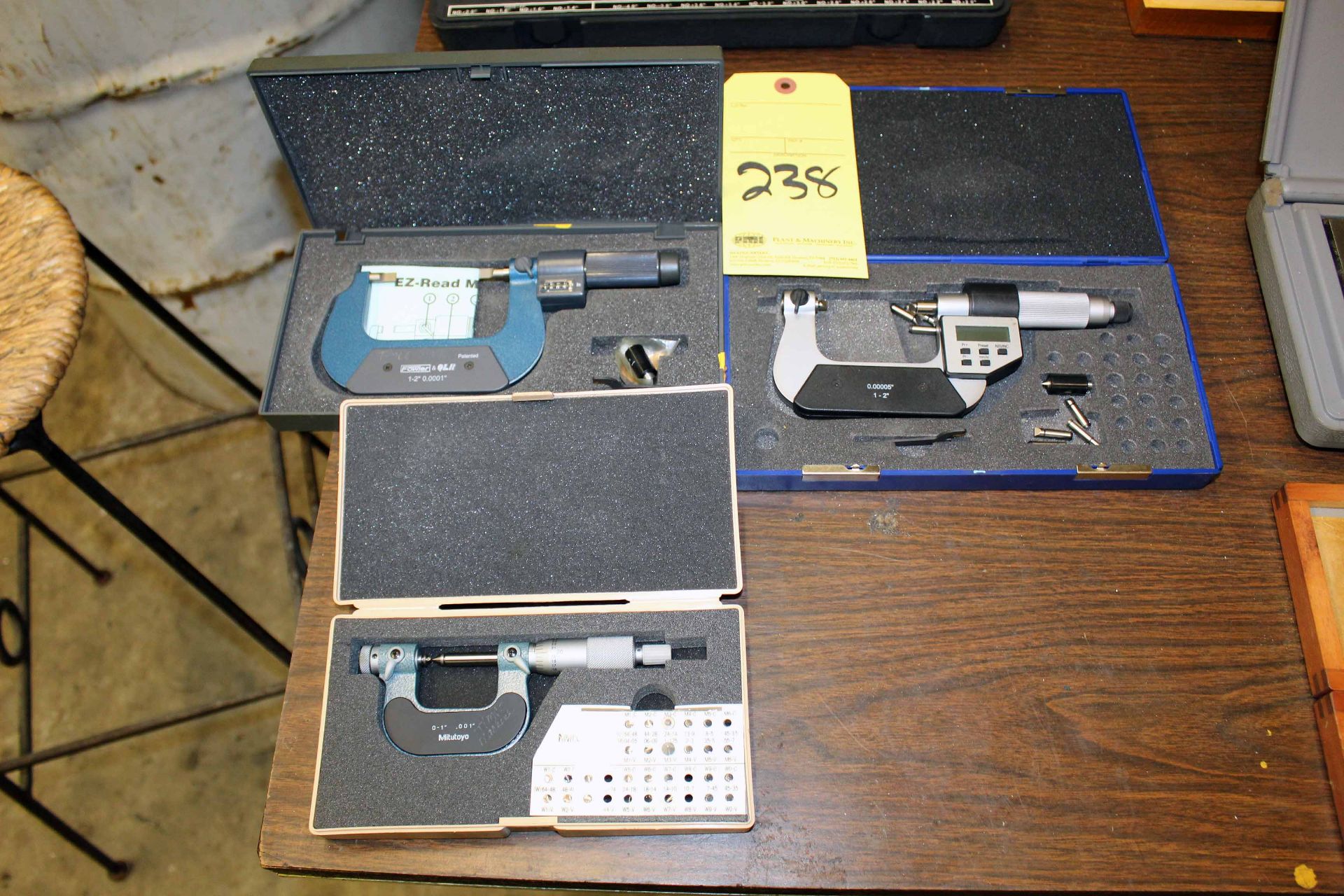 LOT OF OD MICROMETERS (Location 8: TIMCO, 2503 ½ Bammel Timbers Lane, Houston, TX 77068