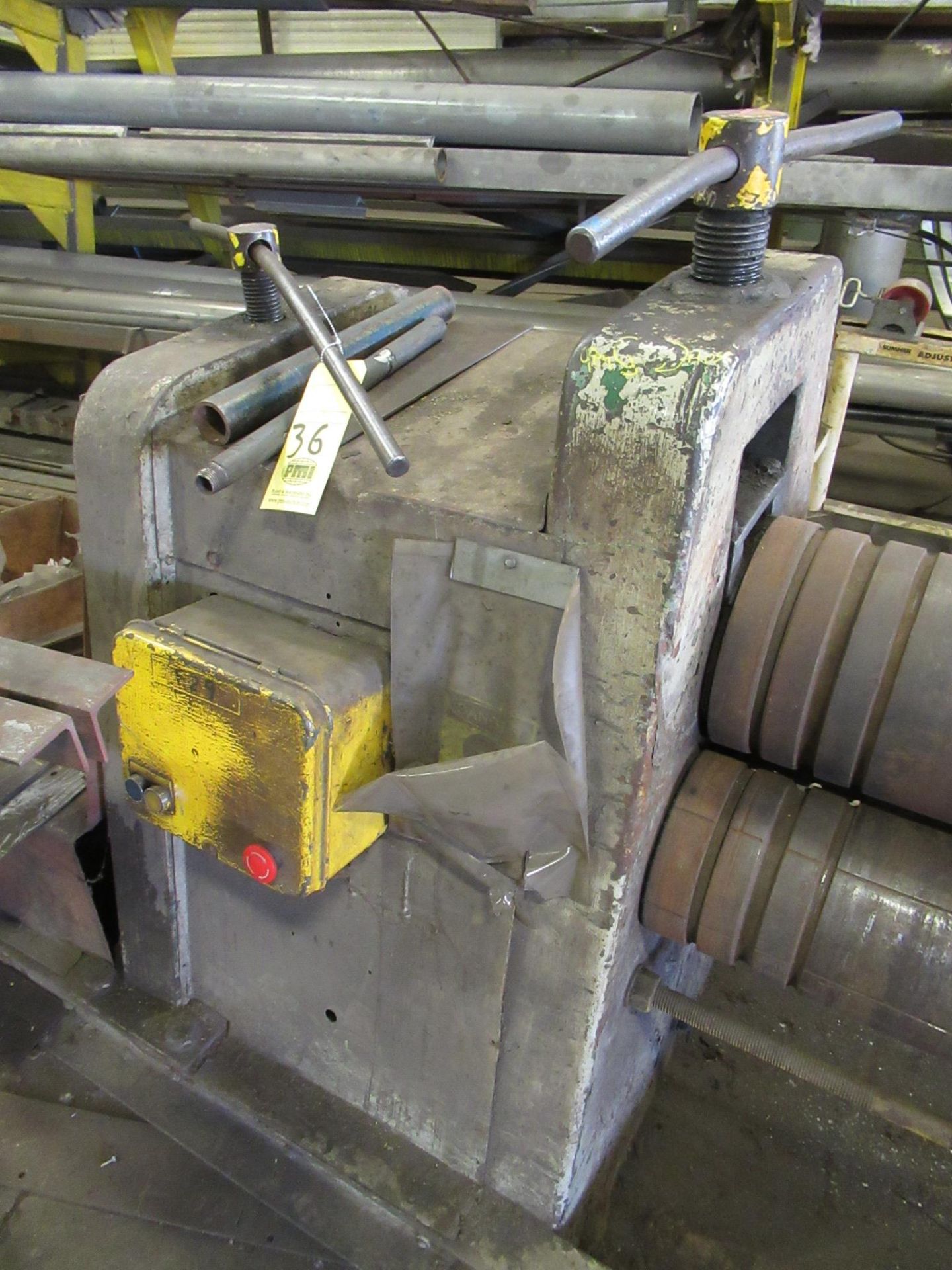 PLATE ROLL, ¾” X 8’, 9” top roll (Location 7: McCorvey Industrial Fabrication, 8610 Wallisville - Image 2 of 4