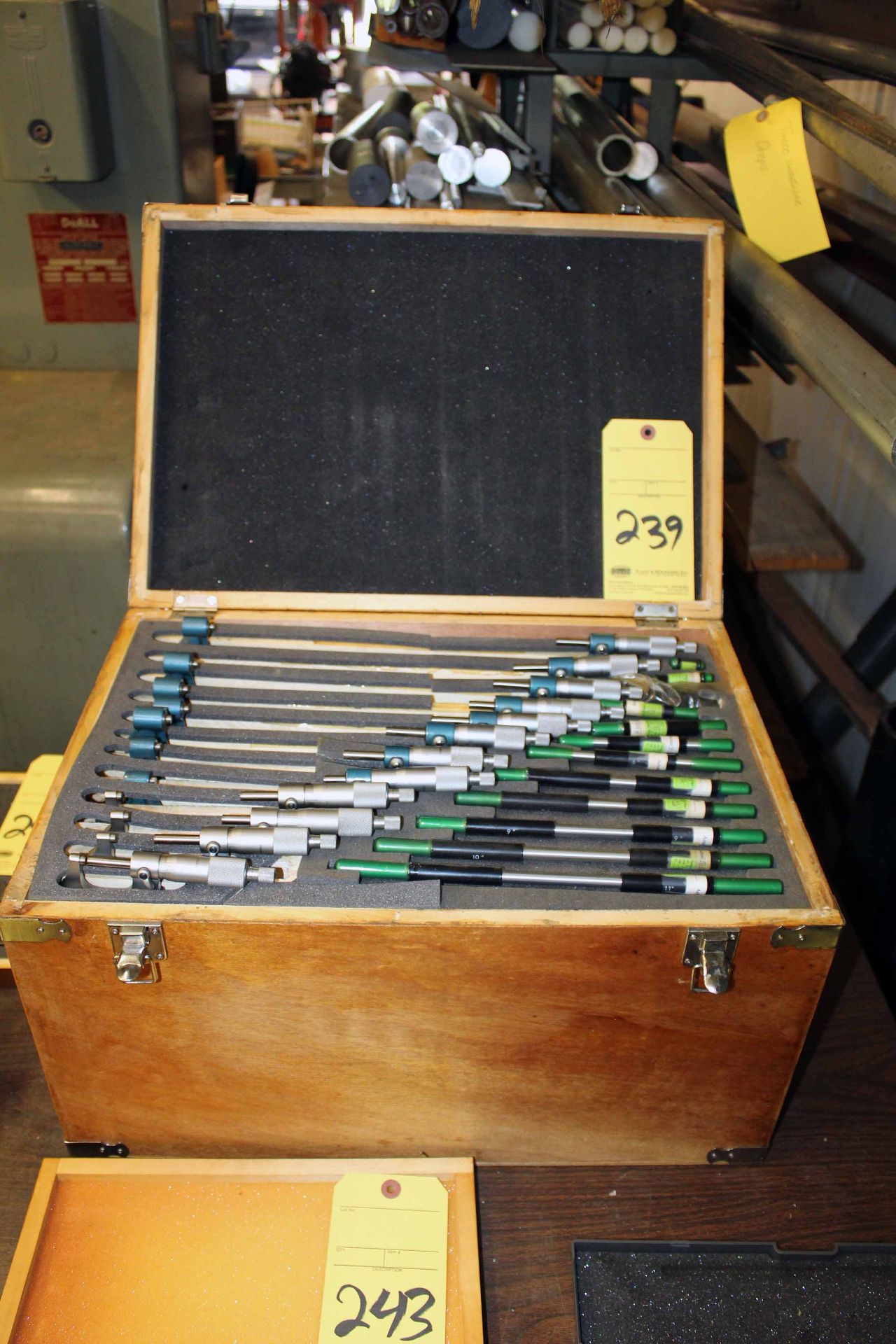 OD MICROMETER SET, 0 to 12" (Location 8: TIMCO, 2503 ½ Bammel Timbers Lane, Houston, TX 77068