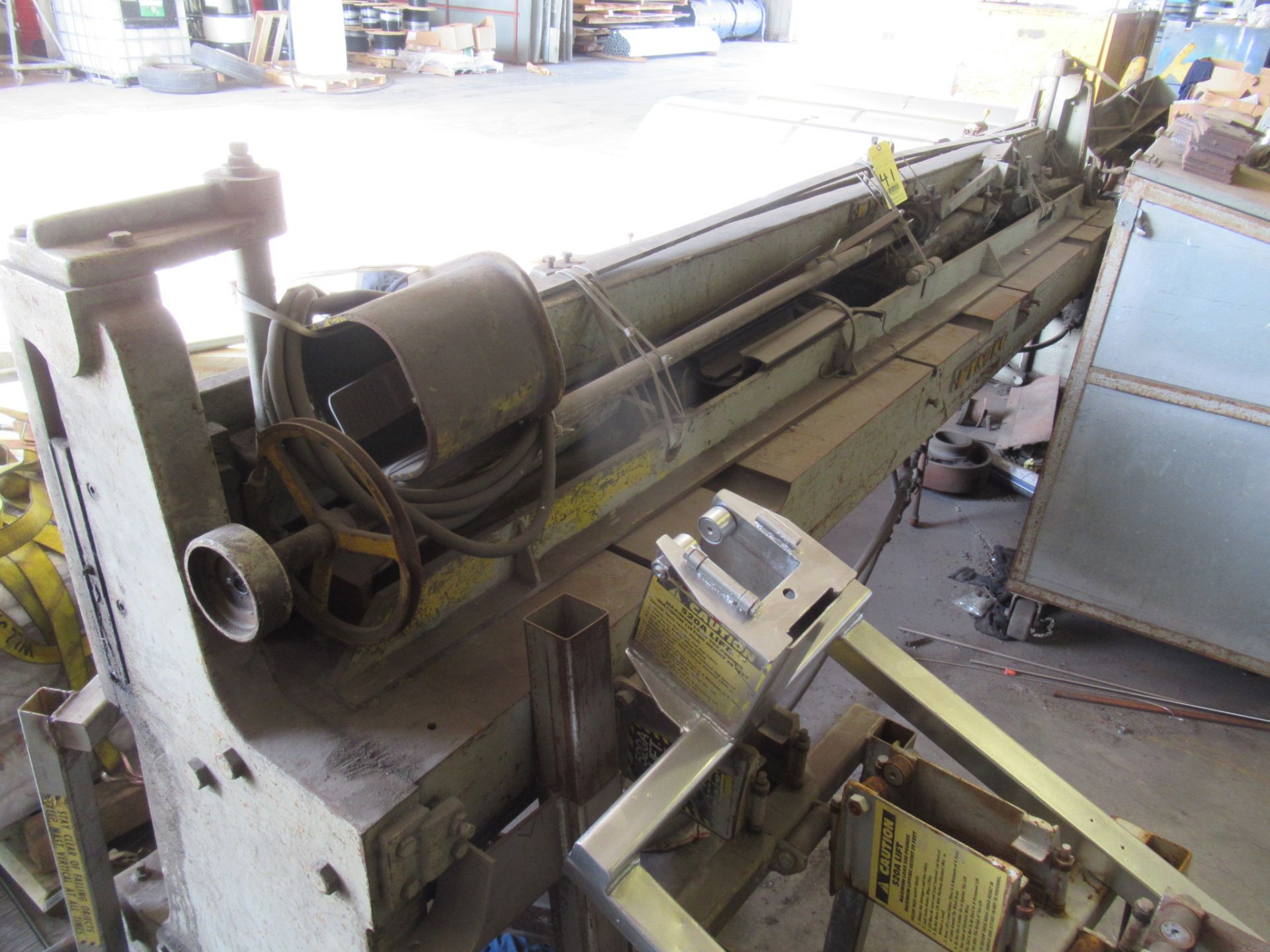 SHEAR, WYSONG 12’ x APPROX. 1/8 (Location 7: McCorvey Industrial Fabrication, 8610 Wallisville Road,