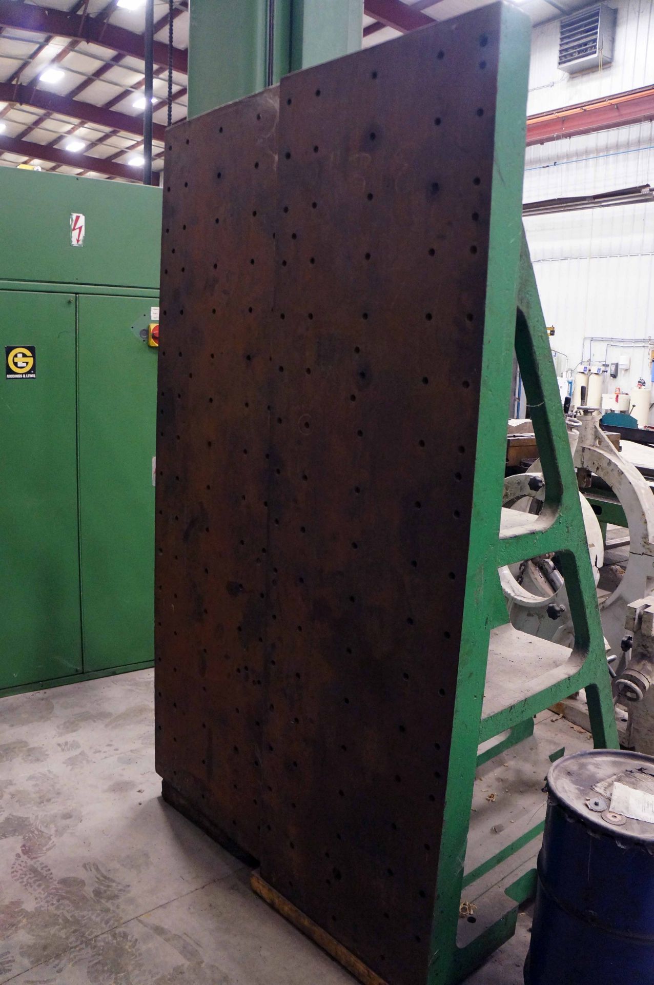 LOT OF ANGLE PLATES (2), 25"W. x 85.5" ht. x 49" dp. (Note: sold as a pair) (Location 11: Abbott - Image 3 of 4