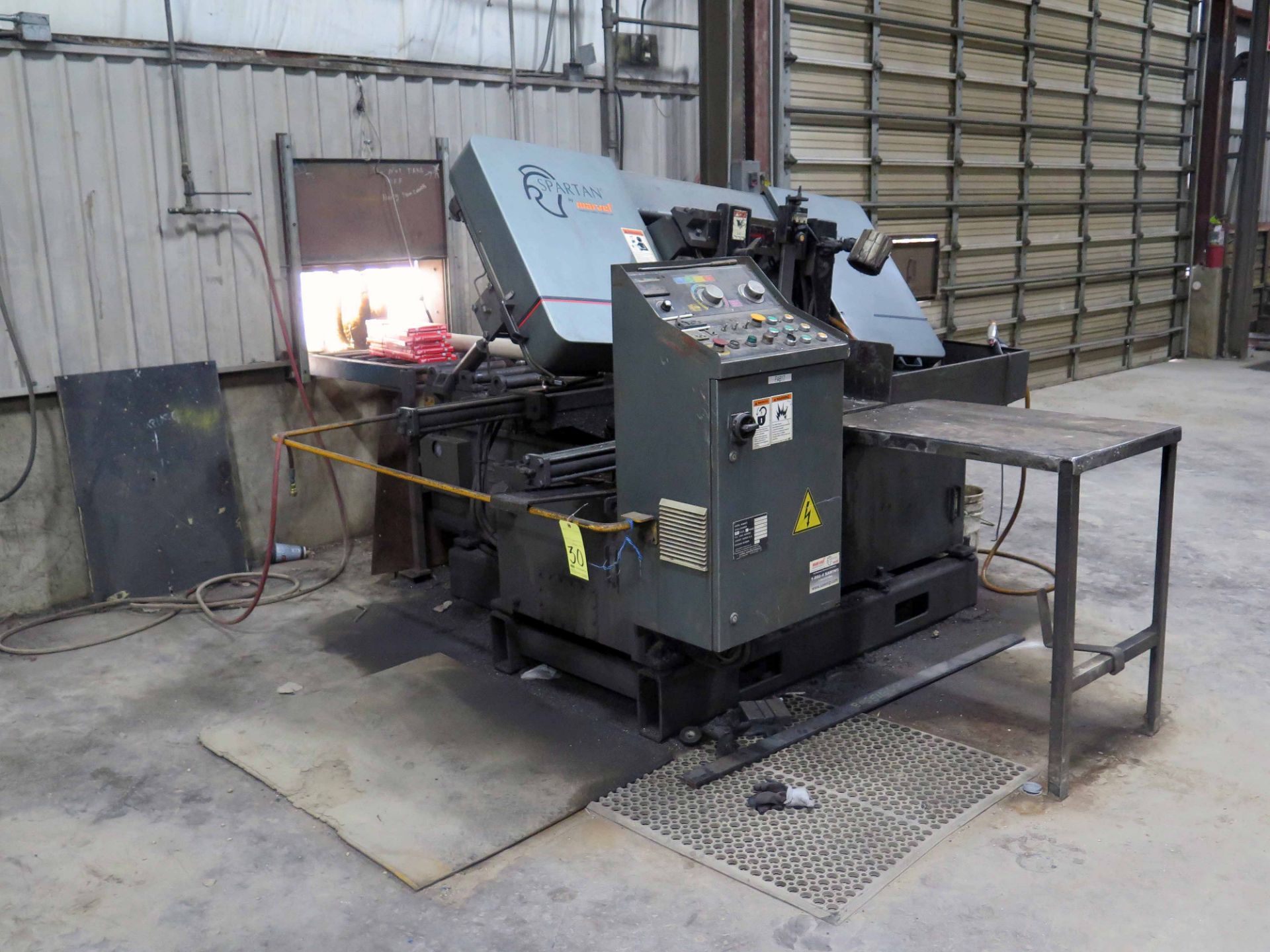 AUTOMATIC HORIZONTAL BANDSAW, MARVEL SPARTAN MDL. PA13/3, new 2007, 13" round cap., 1-1/4" blade