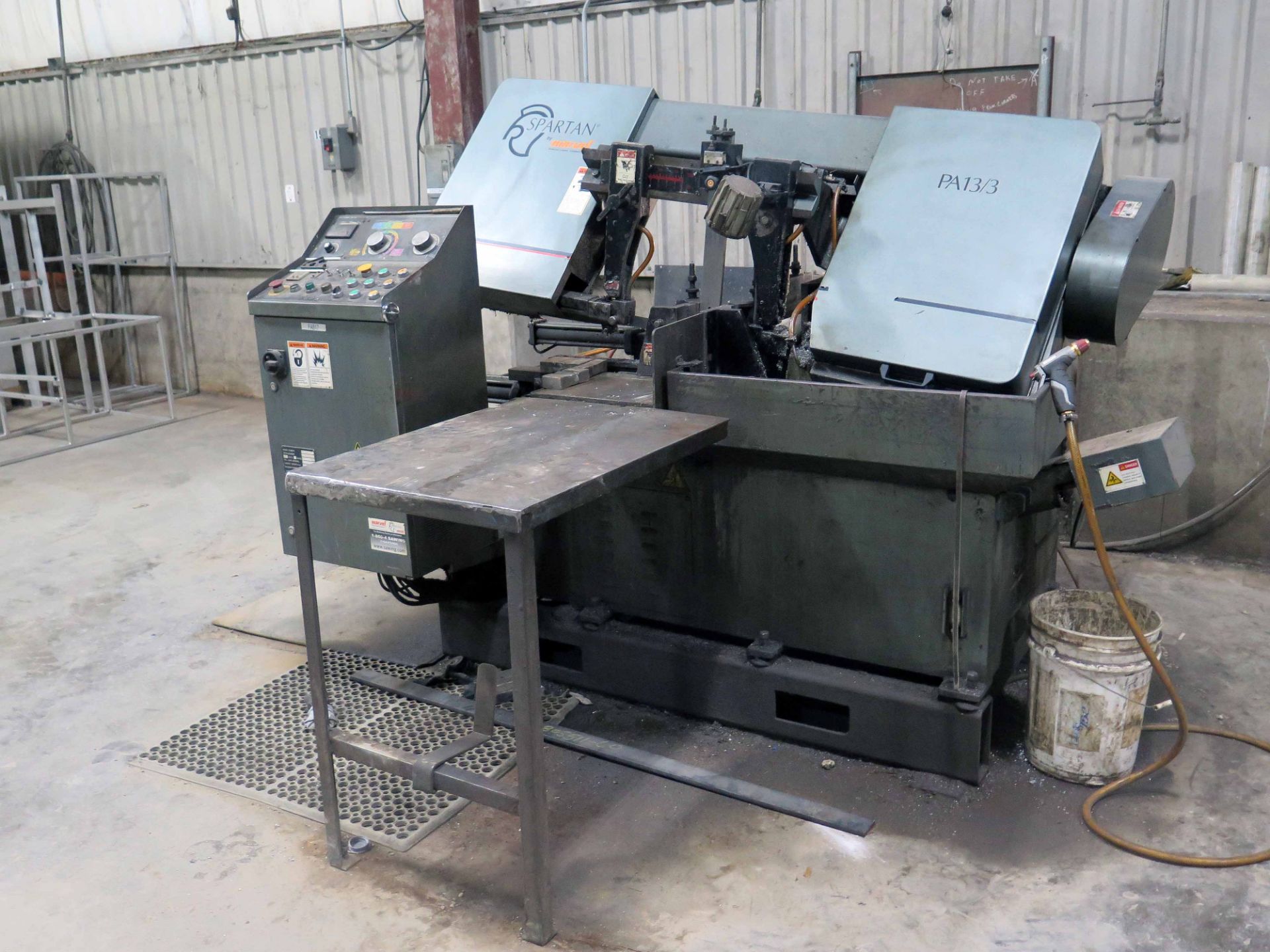 AUTOMATIC HORIZONTAL BANDSAW, MARVEL SPARTAN MDL. PA13/3, new 2007, 13" round cap., 1-1/4" blade - Image 2 of 5