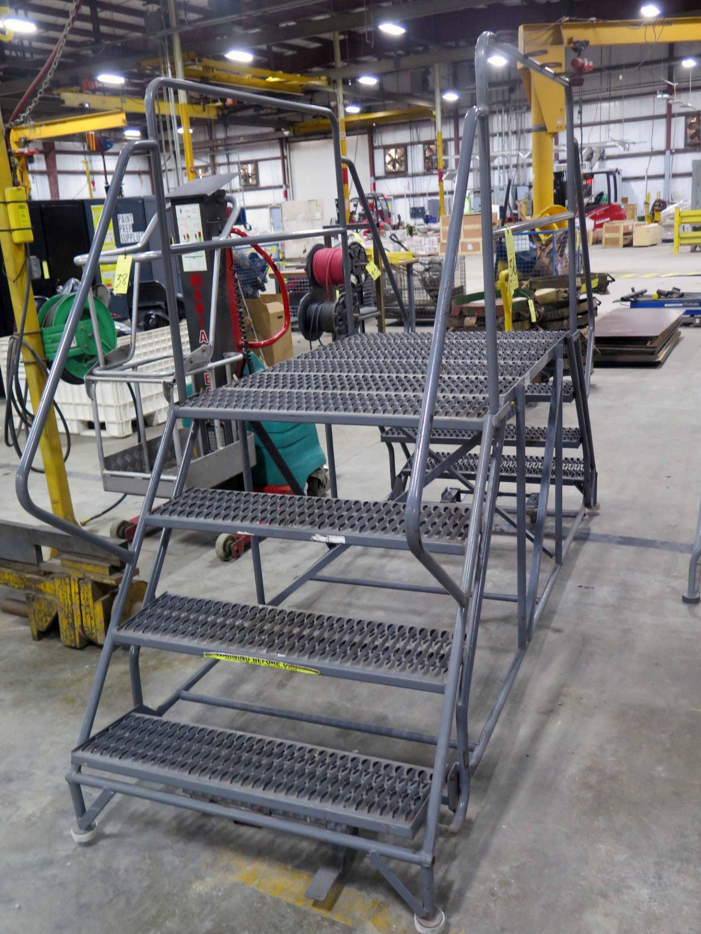 DOUBLE ROLLING WORK PLATFORM, TRI-ARC, 4'