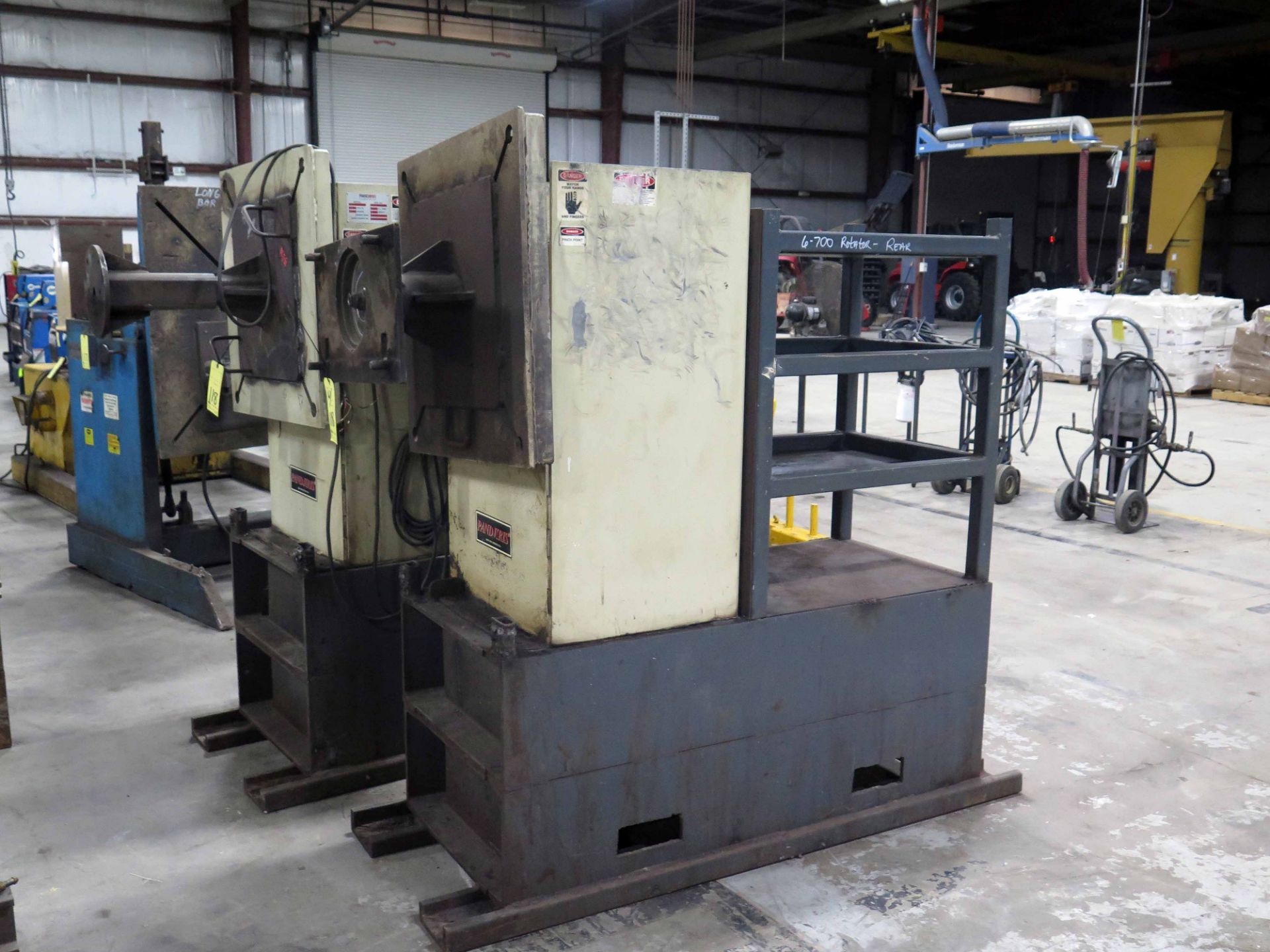 WELDING POSITIONER, PANDJIRIS HEADSTOCK & TAILSTOCK, Mdl. HS-60 headstock w / 30" sq. T-slotted - Image 3 of 5