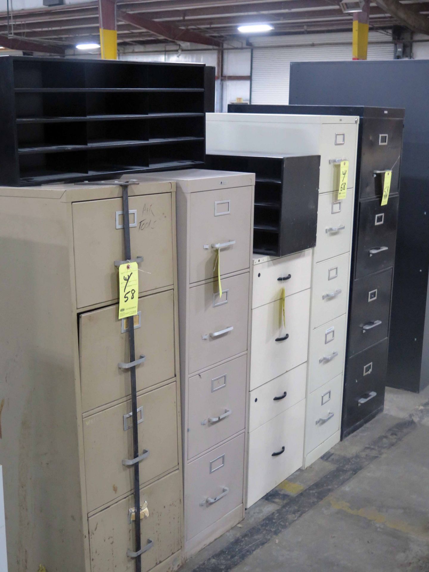 LOT OF FILE CABINETS, 4 & 5-drawer, assorted - Image 2 of 3