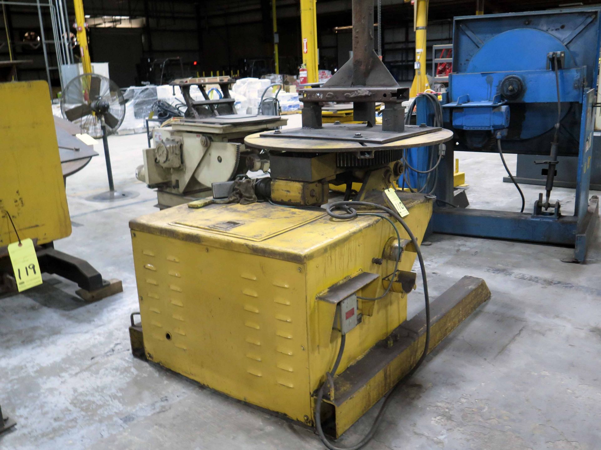 WELDING POSITIONER, AMERICAN EAGLE (MG. BY WELD MOTION INC.) 17,000 LB. CAP. MDL. AE-170, 17,000 lb.