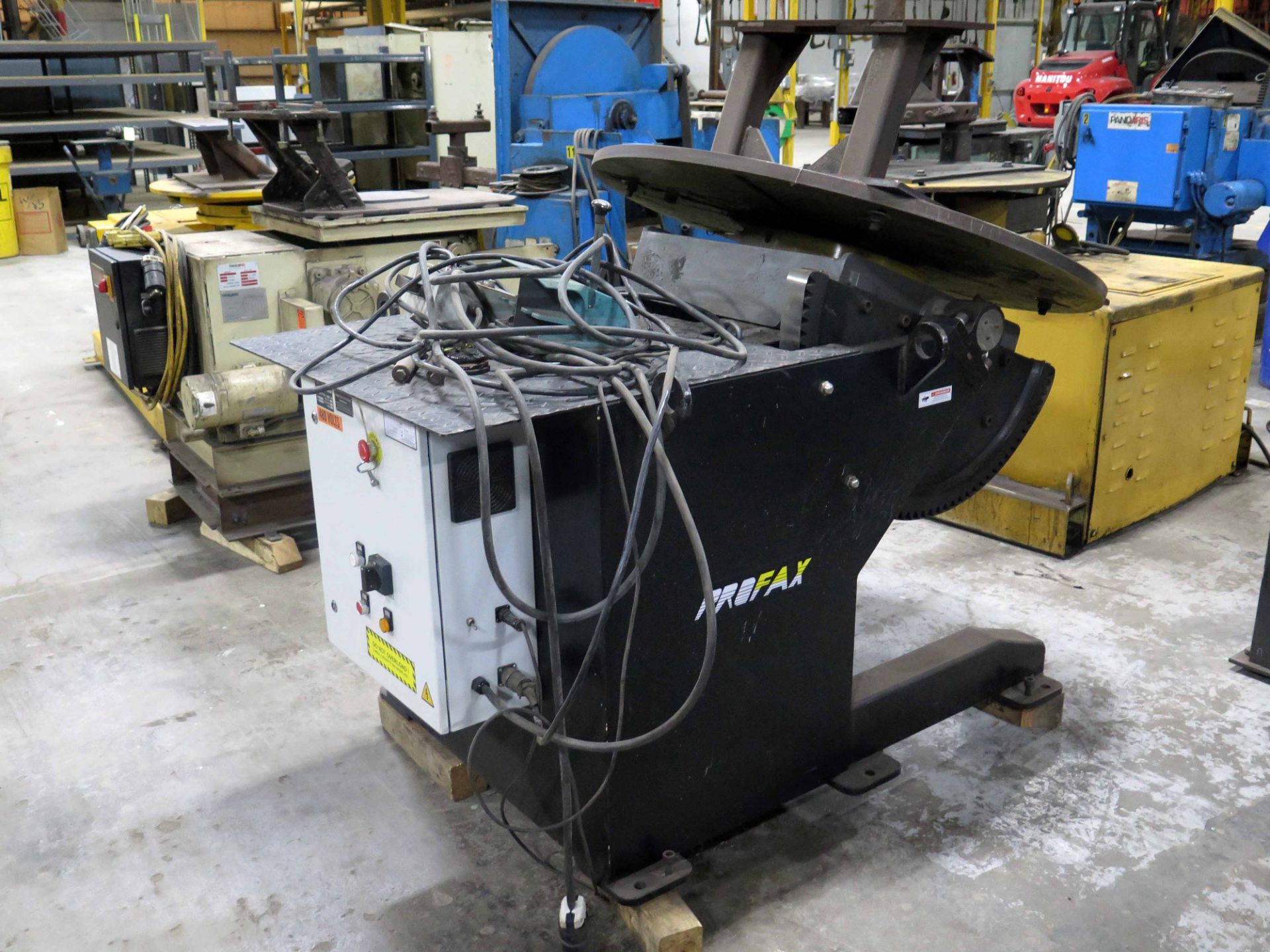 WELDING POSITIONER, PROFAX 6,000 LB. CAP. MDL. WP-6000-4, 47.24" dia. Table, spds: .12 to 1.2 RPM, 0 - Image 3 of 3