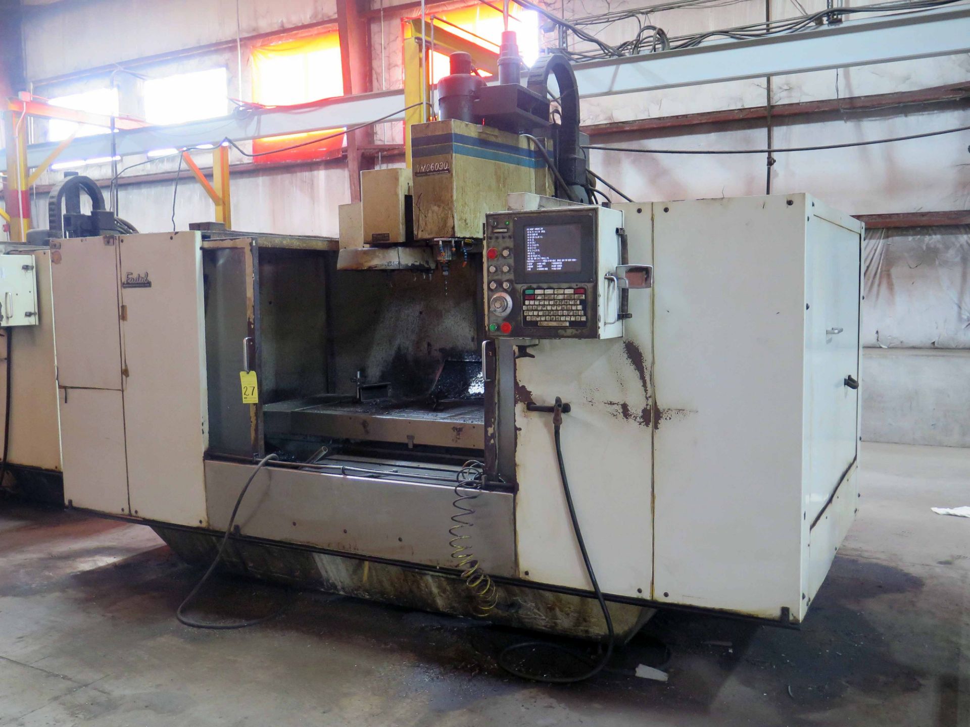 CNC VERTICAL MACHINING CENTER, FADAL MDL. VMC6030HT, new 1991, Fadal CNC88 CNC control,