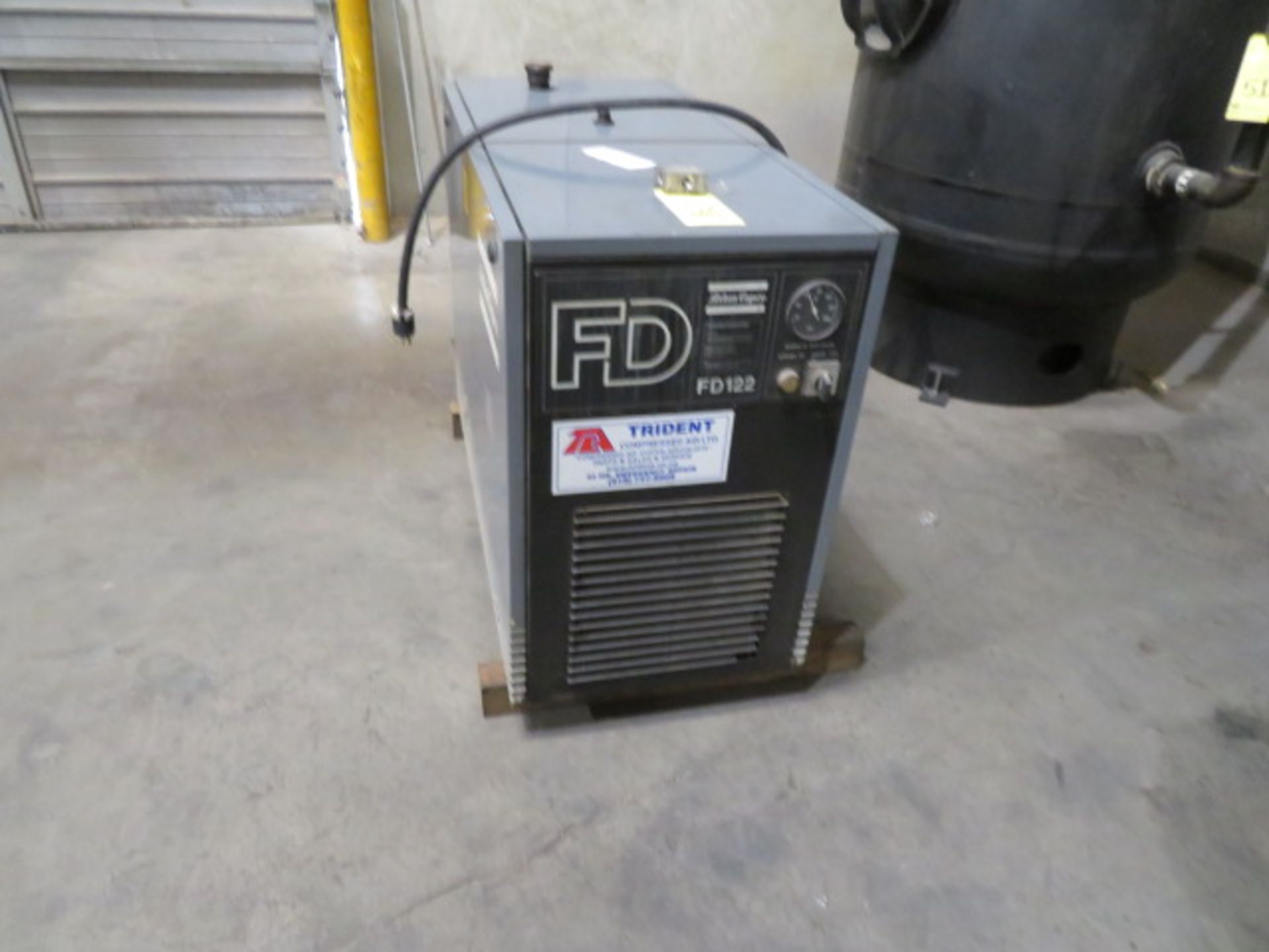 REFRIGERATED AIR DRYER, ATLAS COPCO MDL. FD122 (out of service)