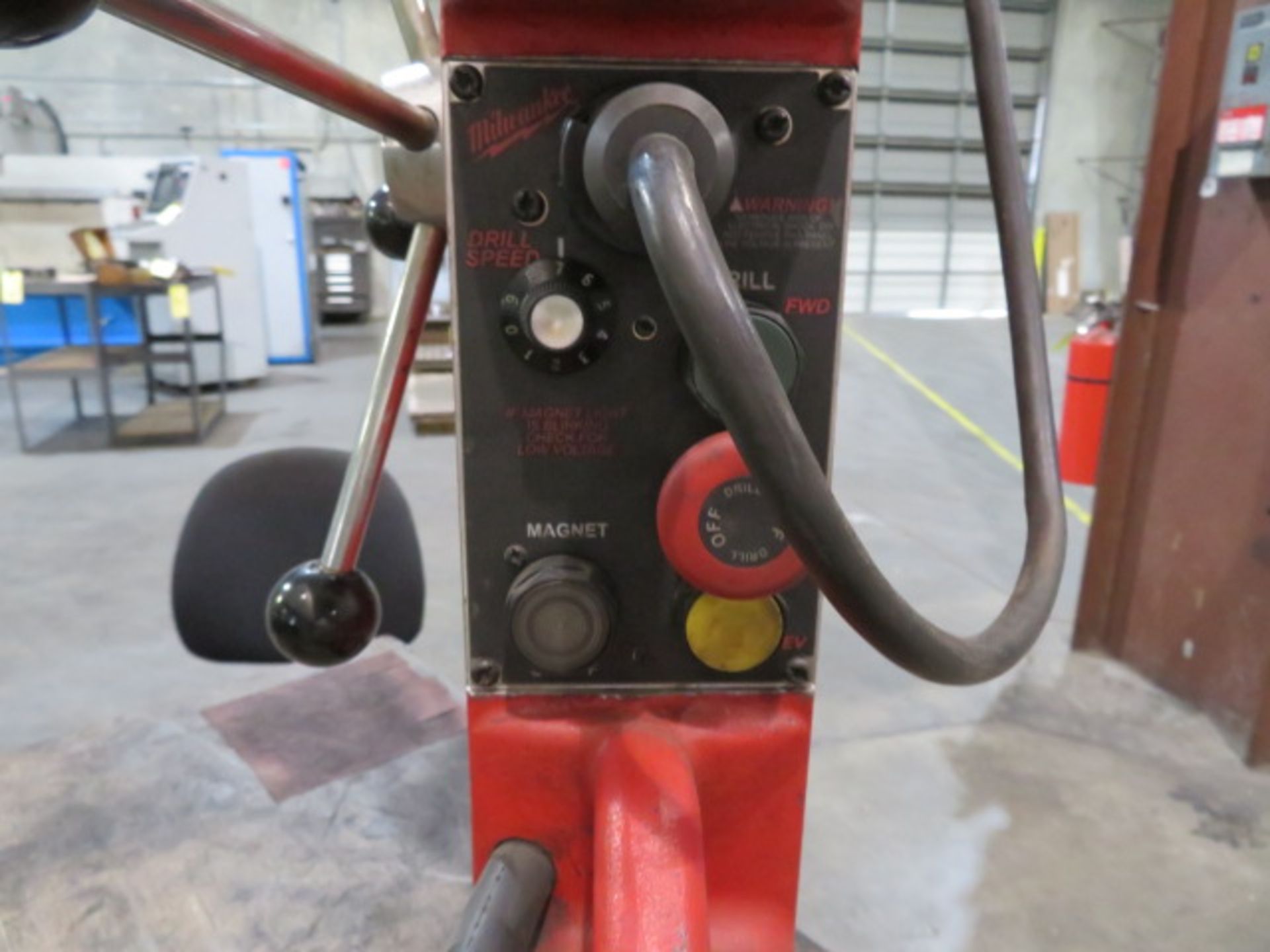 MAGNETIC BASE DRILL, MILWAUKEE, S/N 838B198447238 - Image 3 of 4