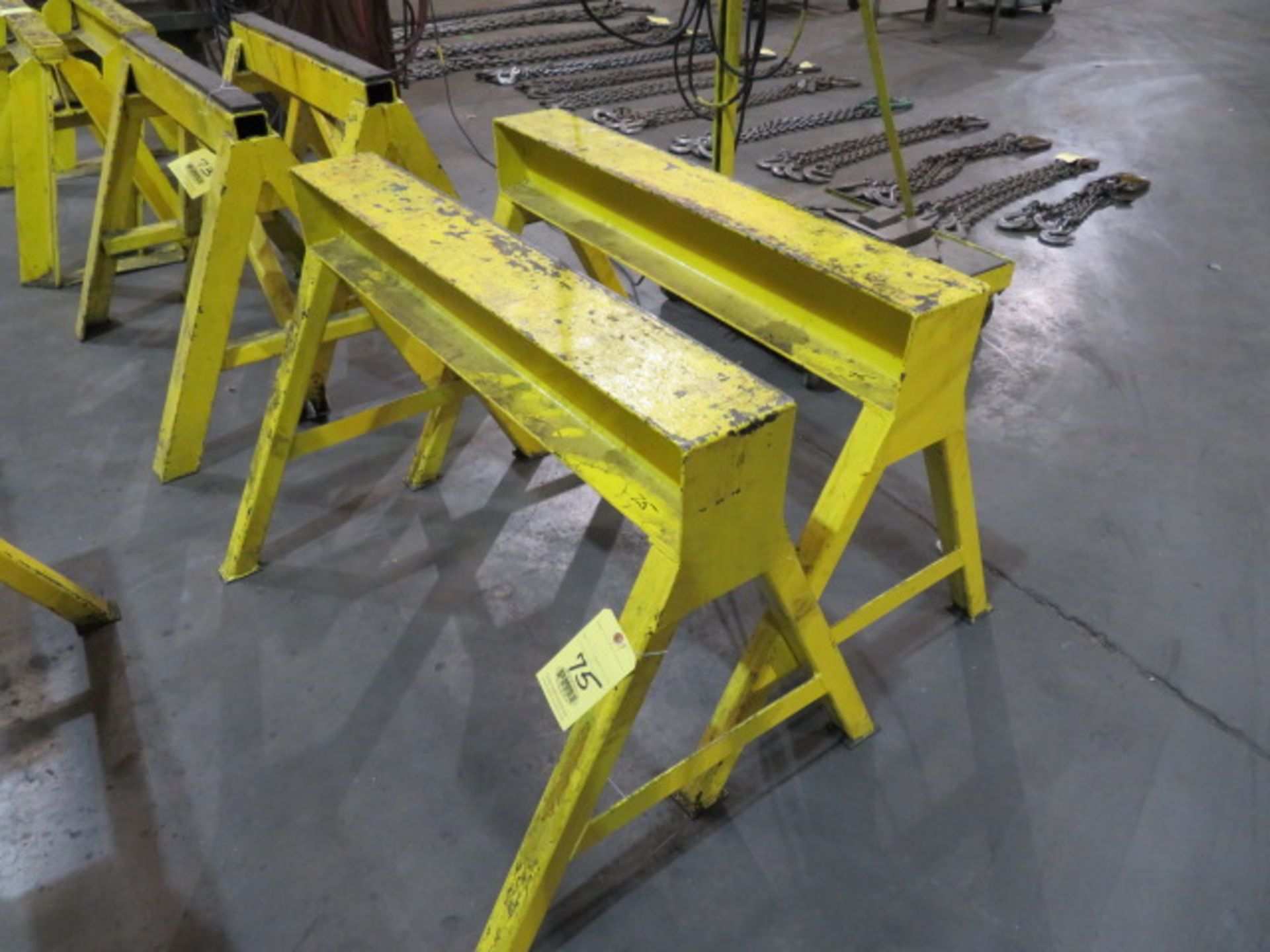 LOT OF SAW HORSES (2), 42", H.D.