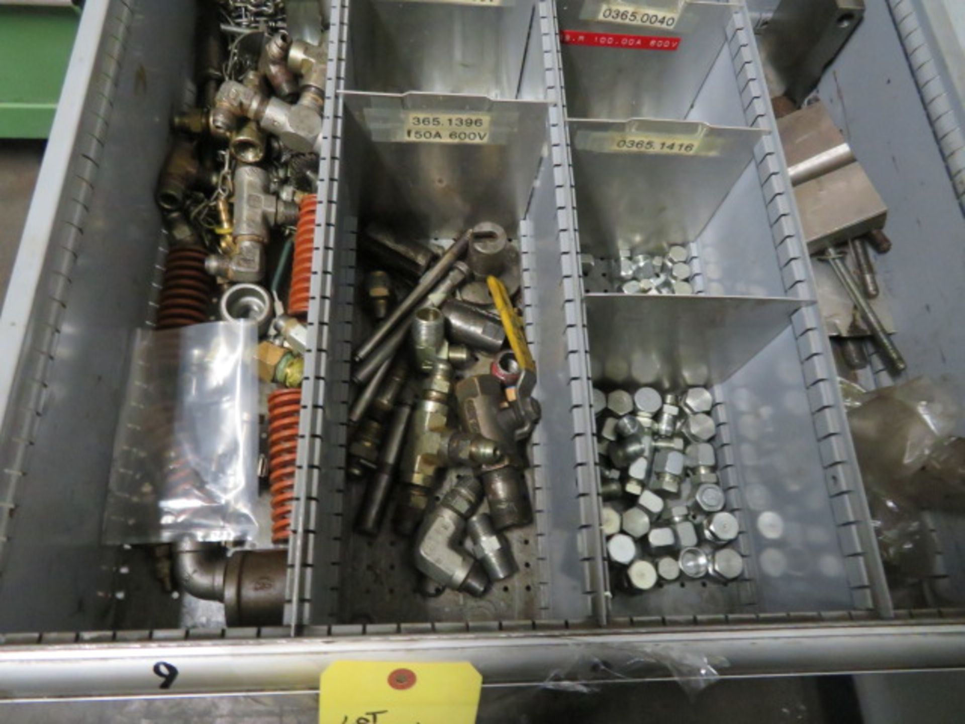 LOT CONSISTING OF: assorted air & hydraulic parts (located in drawer 9)