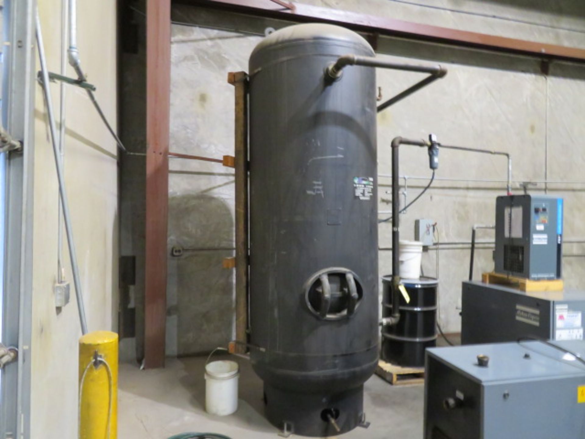 AIR RECEIVER TANK, MANCHESTER TANK, new 2004, 660 gal. cap., S/N ATT209250