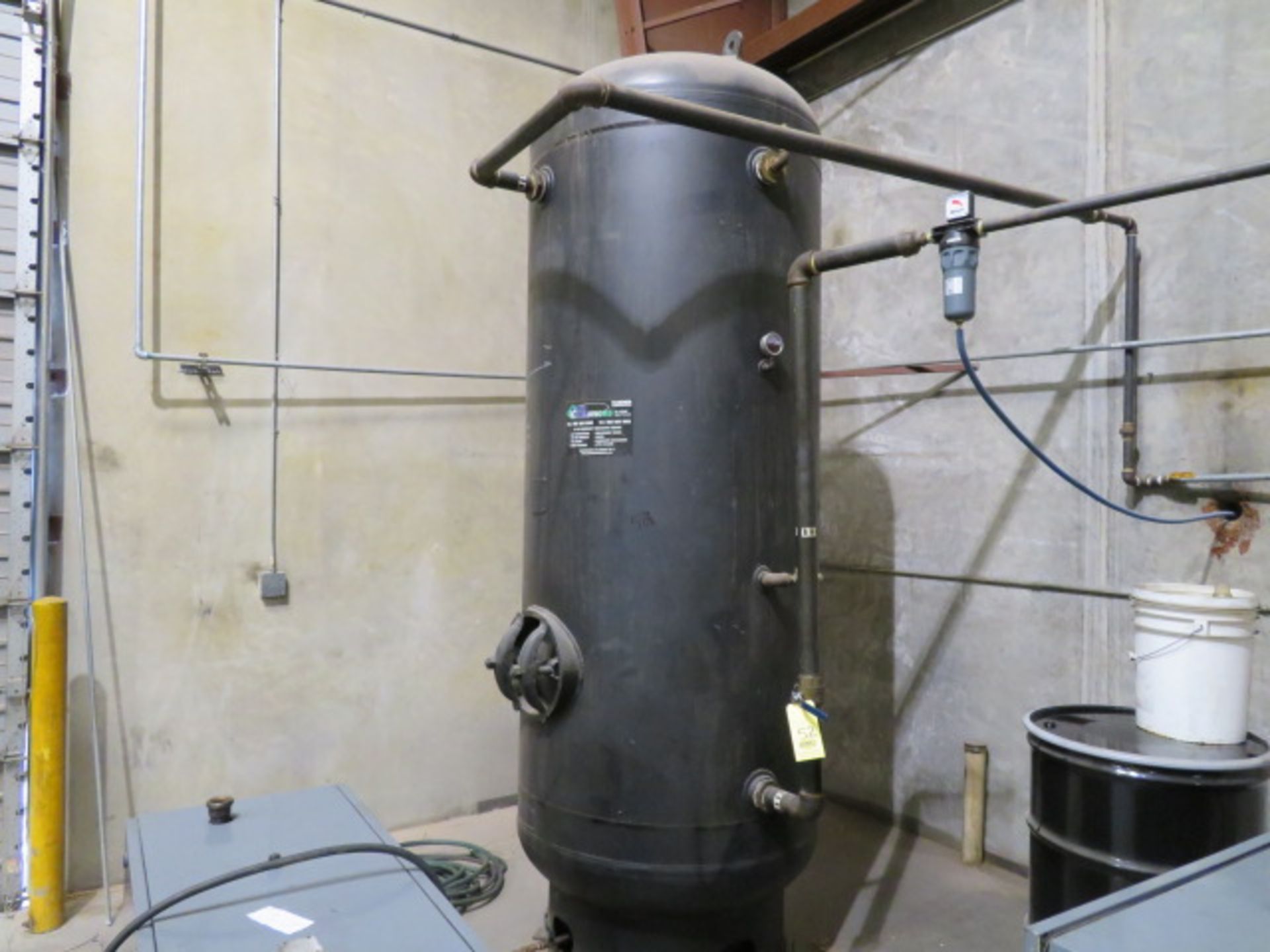 AIR RECEIVER TANK, MANCHESTER TANK, new 2004, 660 gal. cap., S/N ATT209250 - Image 2 of 3